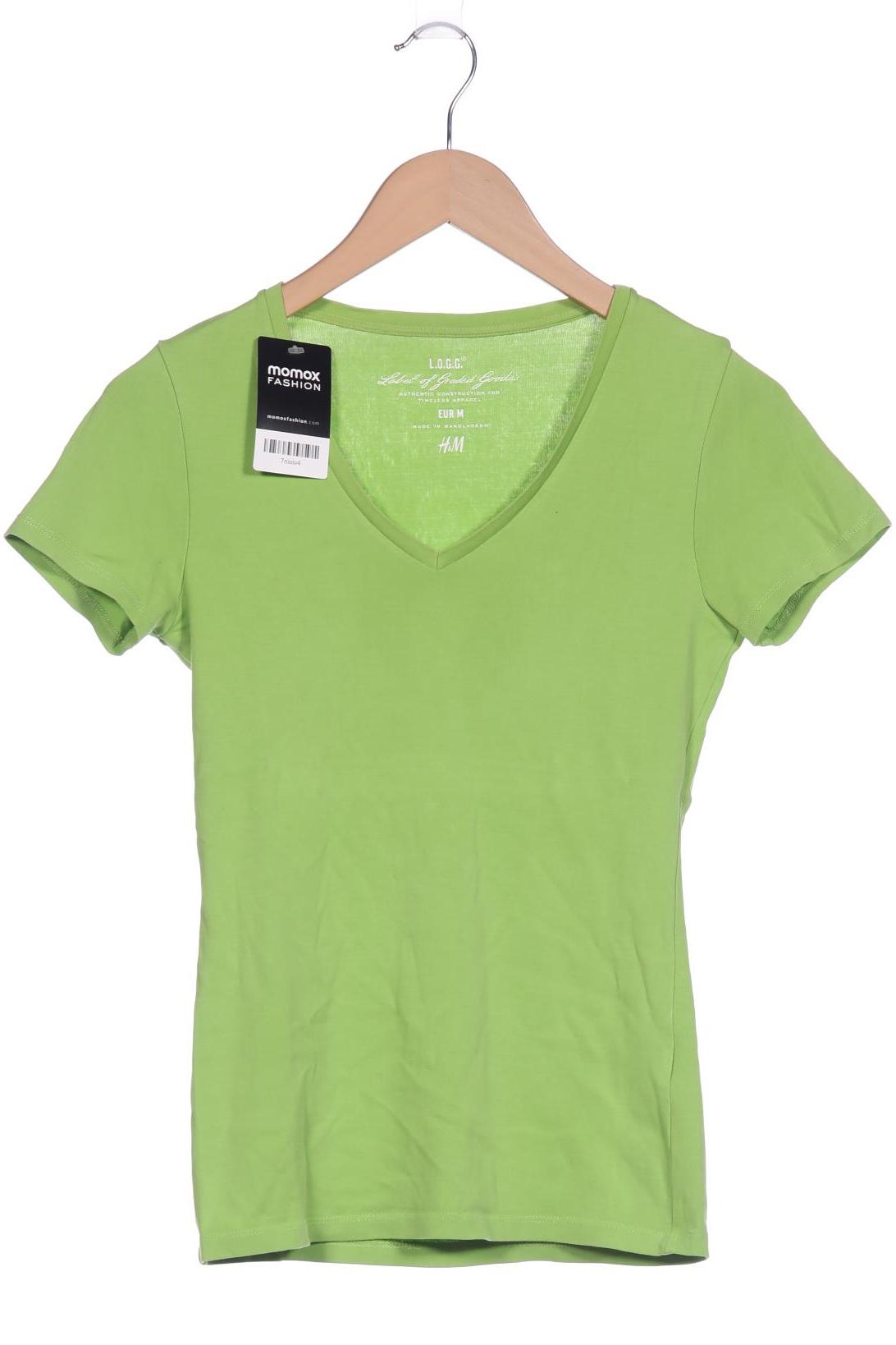 

H&M Damen T-Shirt, grün, Gr. 38