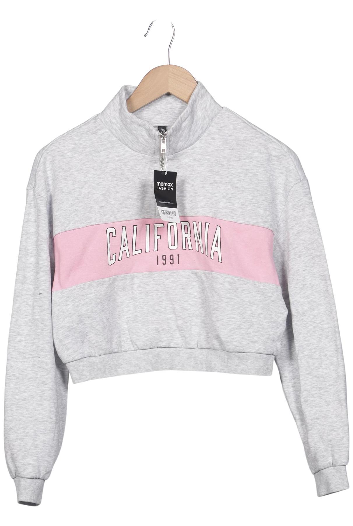 

H&M Damen Sweatshirt, grau, Gr. 34