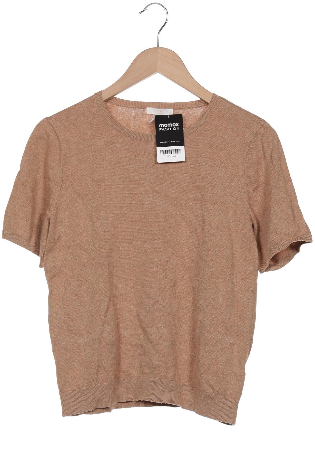

H&M Damen T-Shirt, beige, Gr. 38