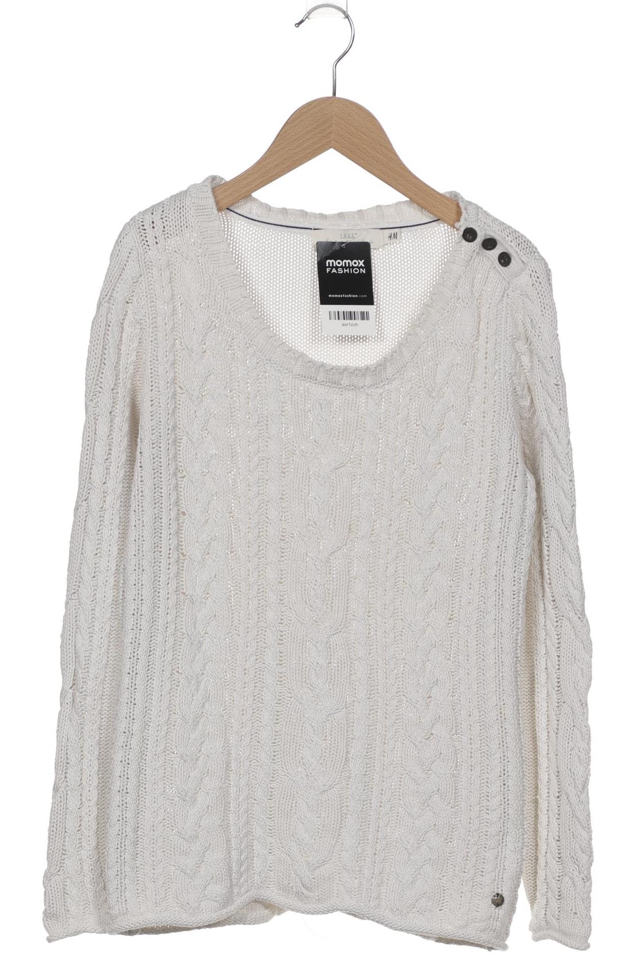 

H&M Damen Pullover, cremeweiß, Gr. 38