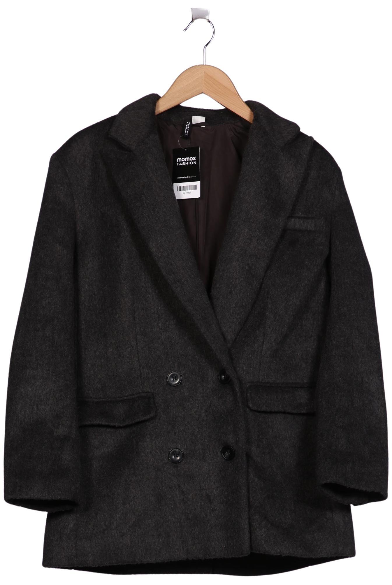

H&M Damen Mantel, grau, Gr. 34