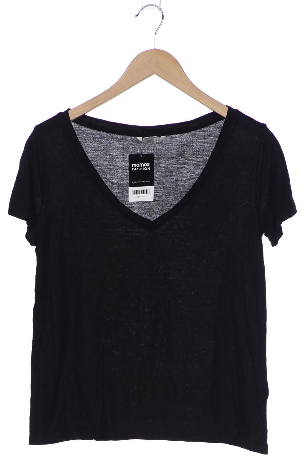 

H&M Damen T-Shirt, schwarz, Gr. 38