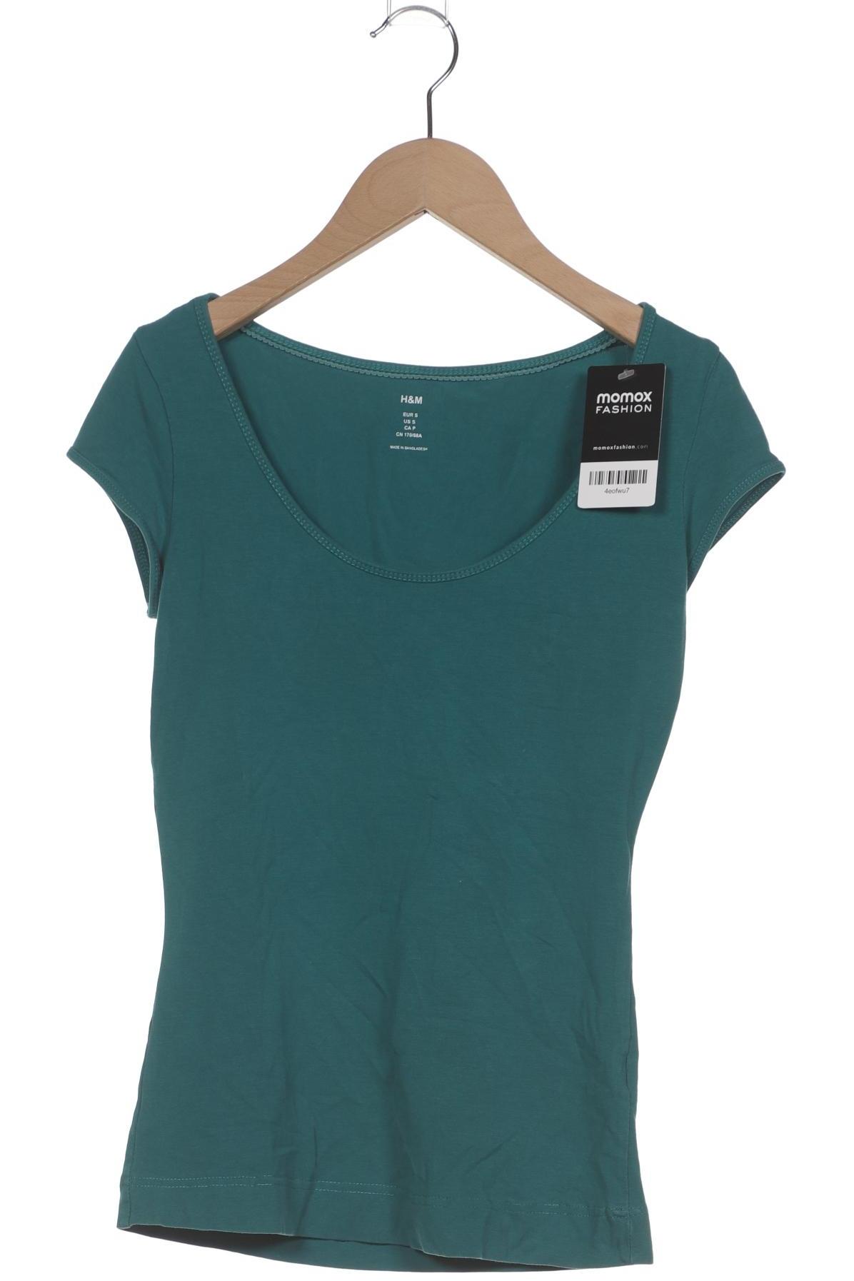 

H&M Damen T-Shirt, grün, Gr. 36