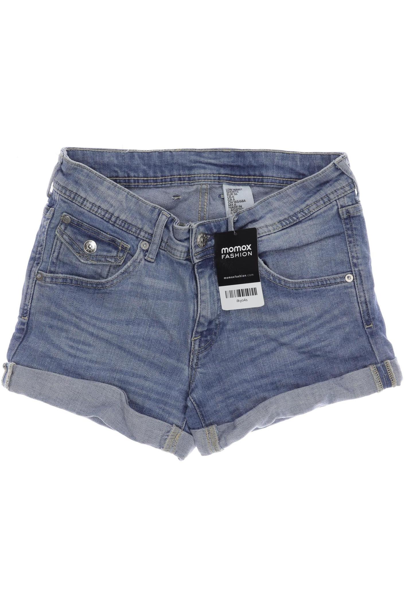 

H&M Damen Shorts, blau, Gr. 36