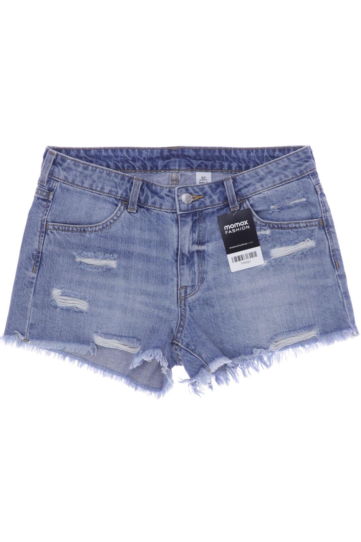 

H&M Damen Shorts, blau, Gr. 38