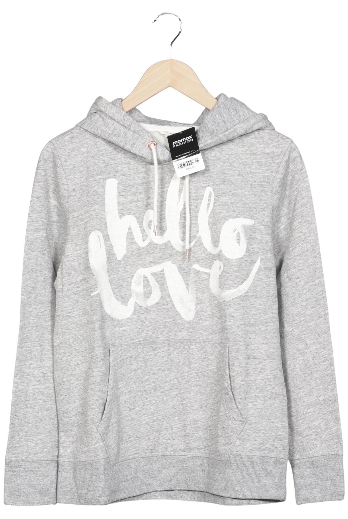 

H&M Damen Kapuzenpullover, grau, Gr. 42