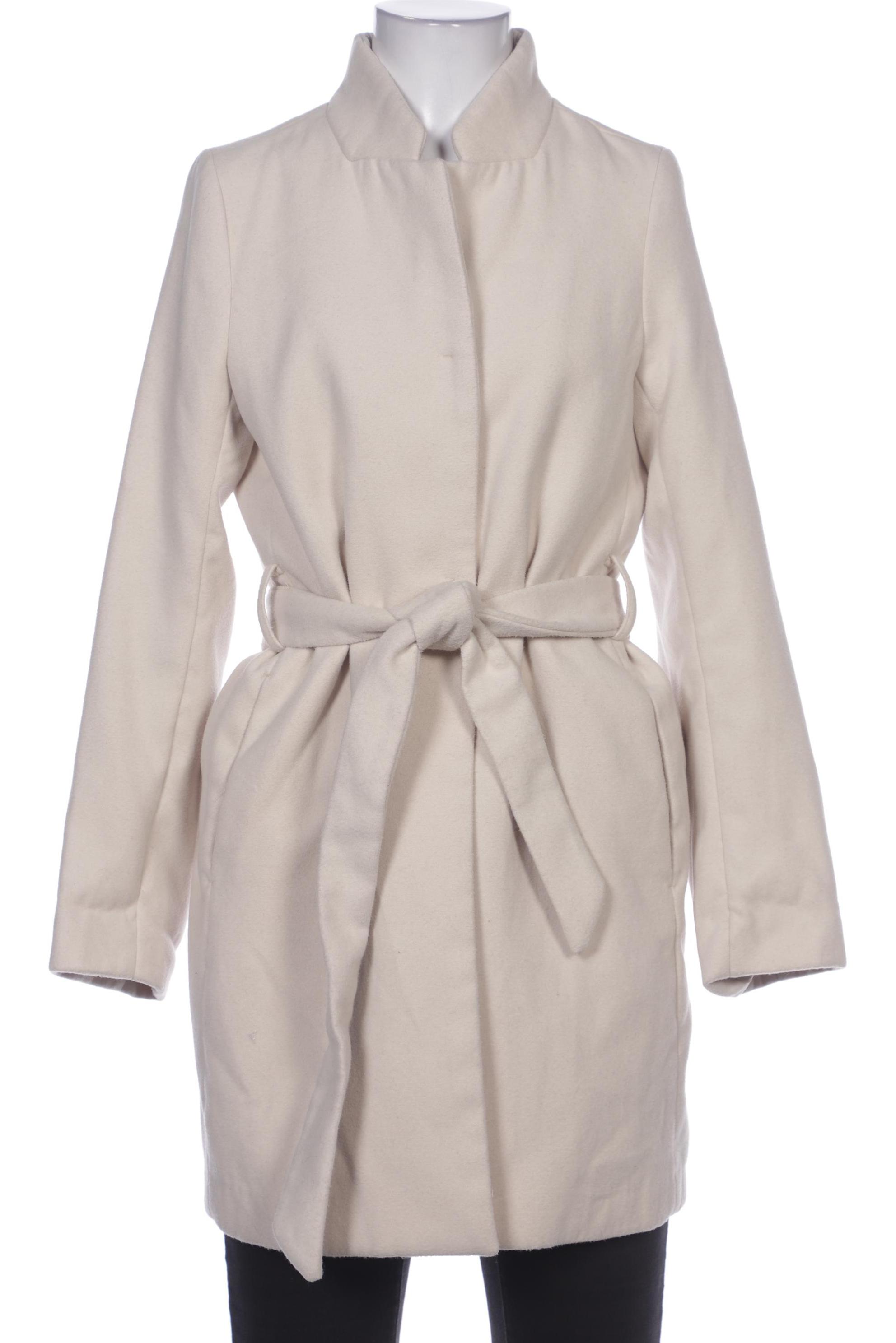 

H&M Damen Mantel, cremeweiß, Gr. 36