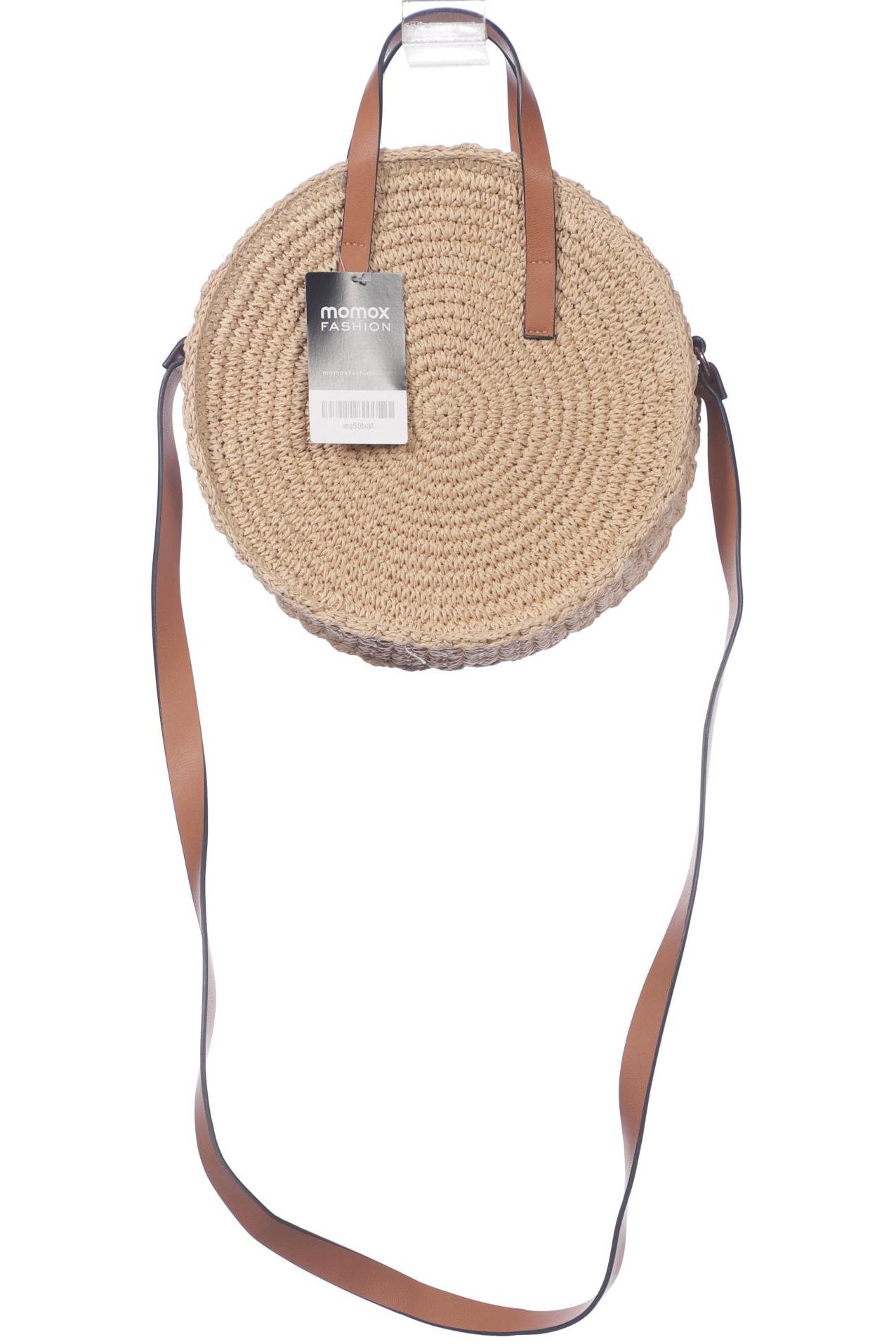 

H&M Damen Handtasche, beige, Gr.