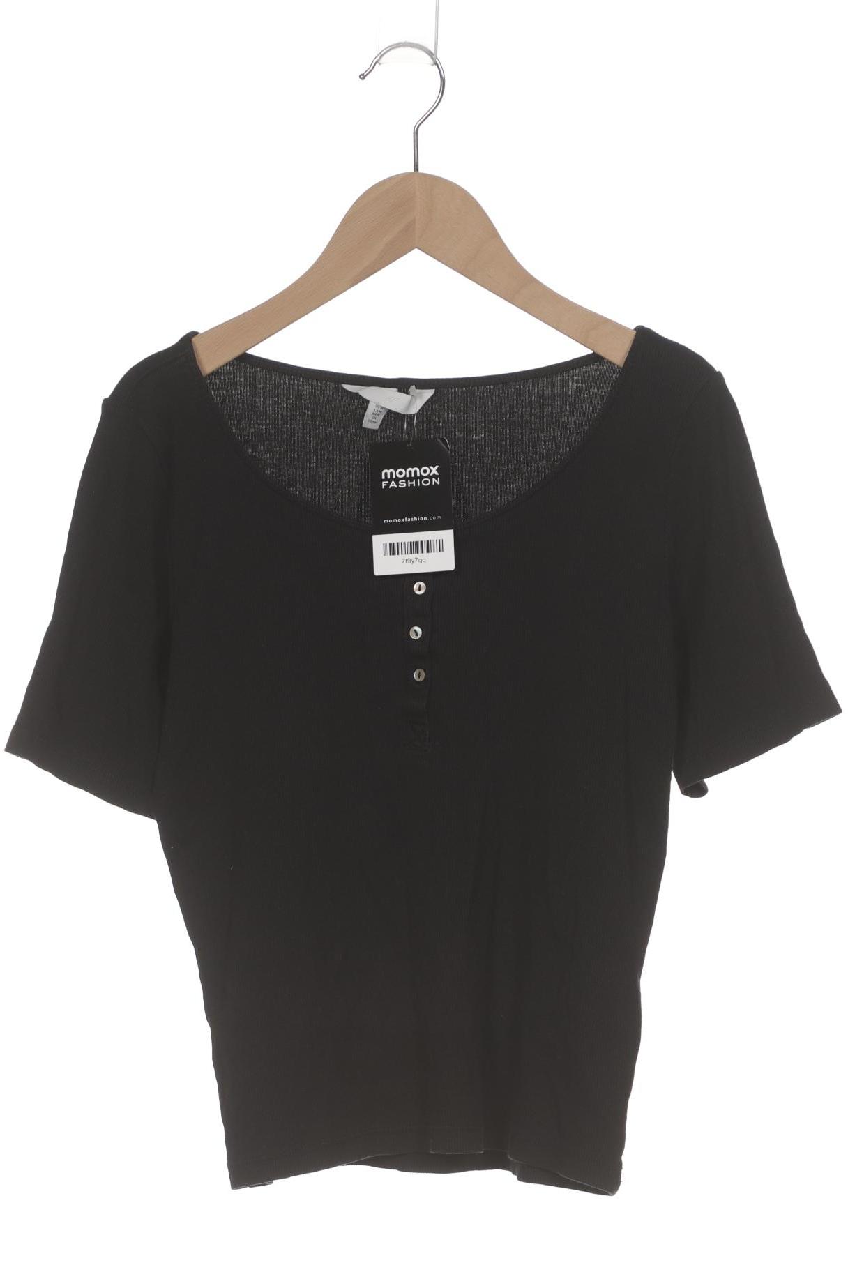 

H&M Damen T-Shirt, schwarz, Gr. 38