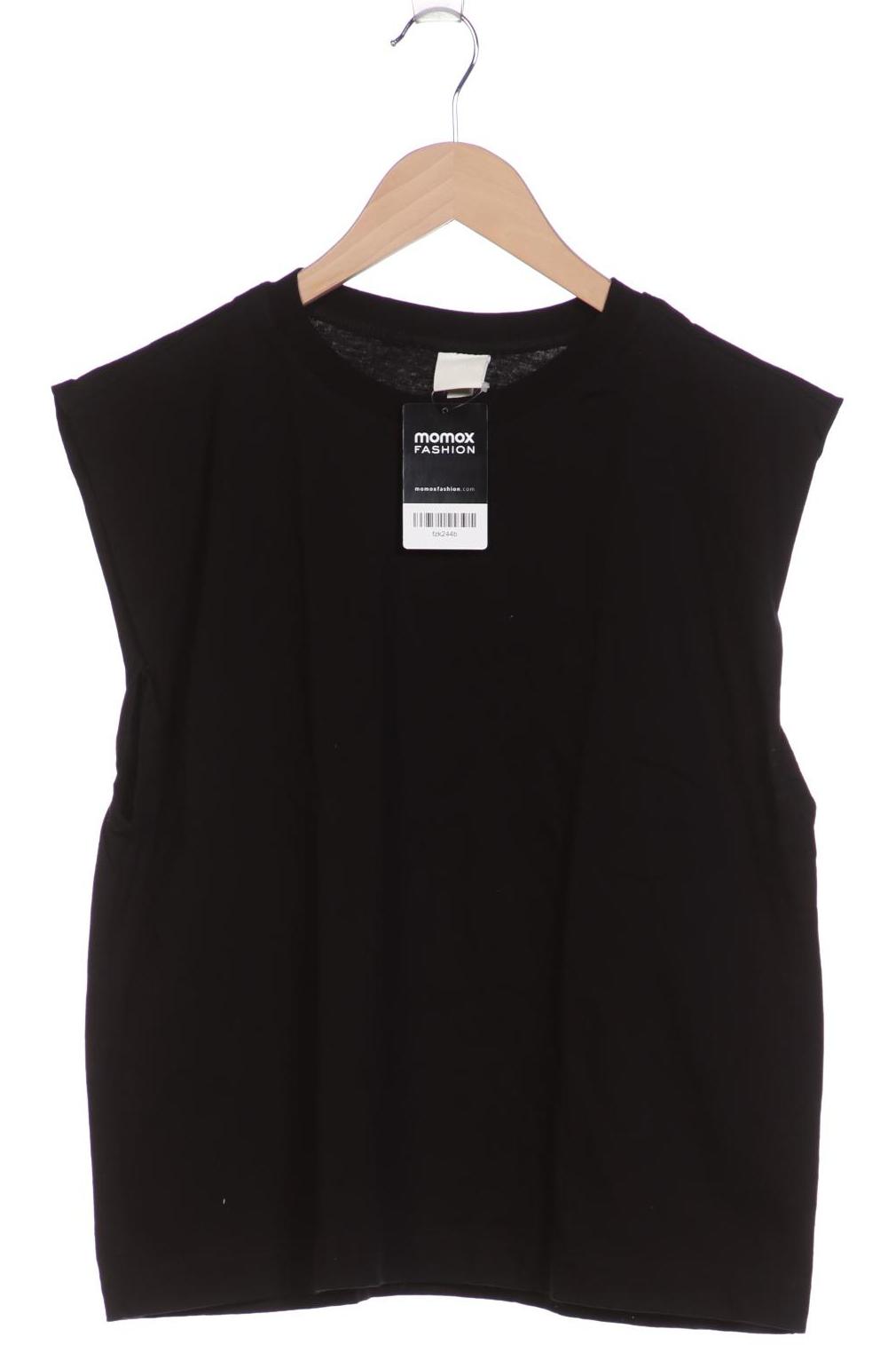 

H&M Damen T-Shirt, schwarz, Gr. 38