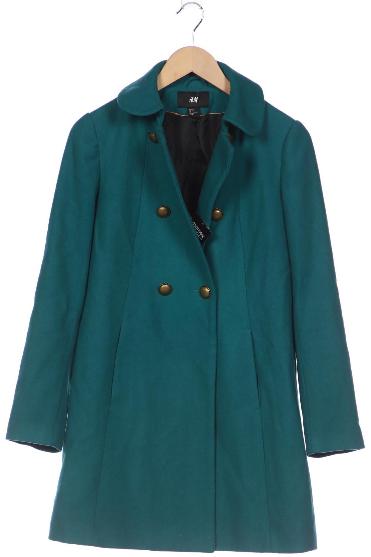 

H&M Damen Mantel, türkis