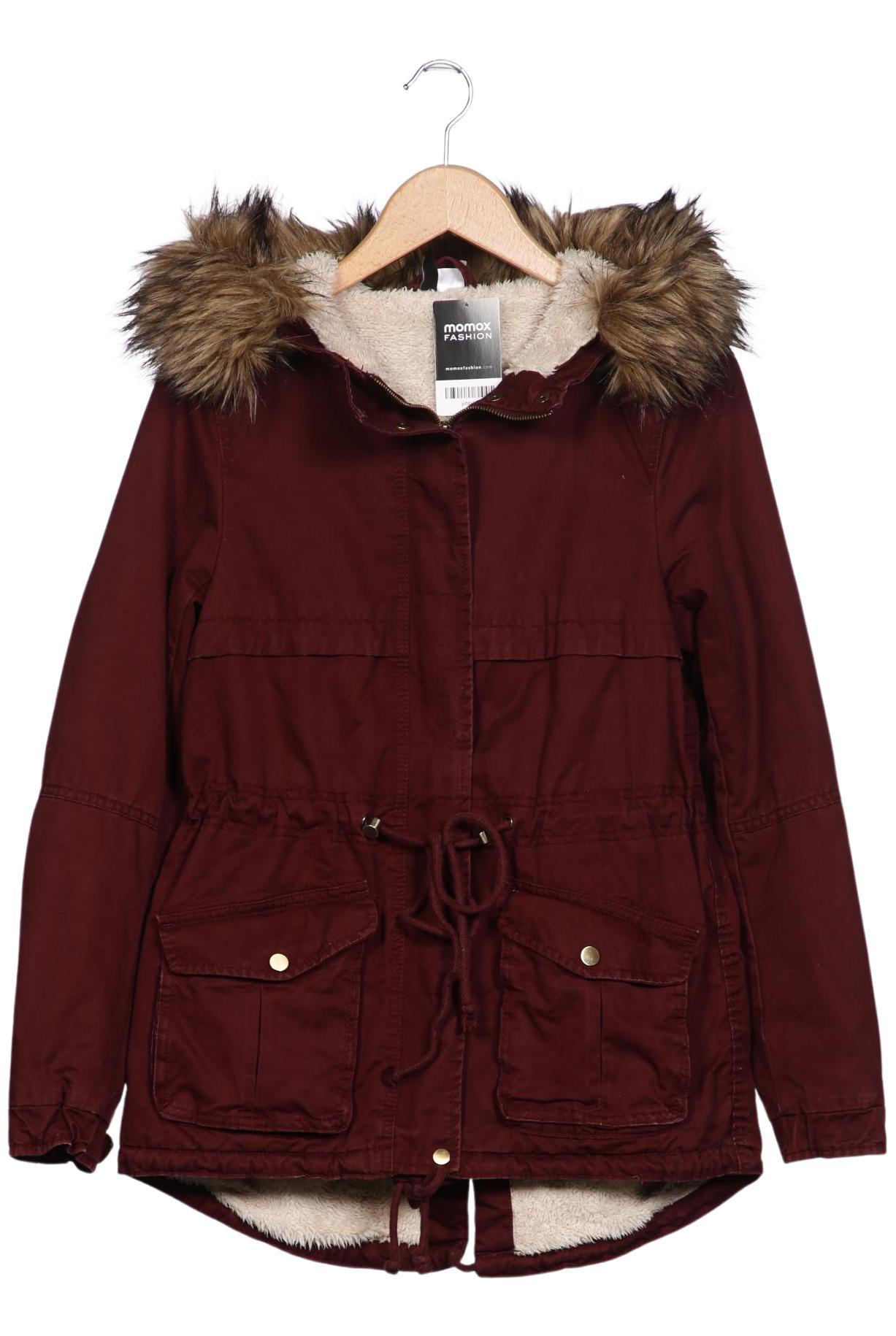 

H&M Damen Mantel, bordeaux, Gr. 38