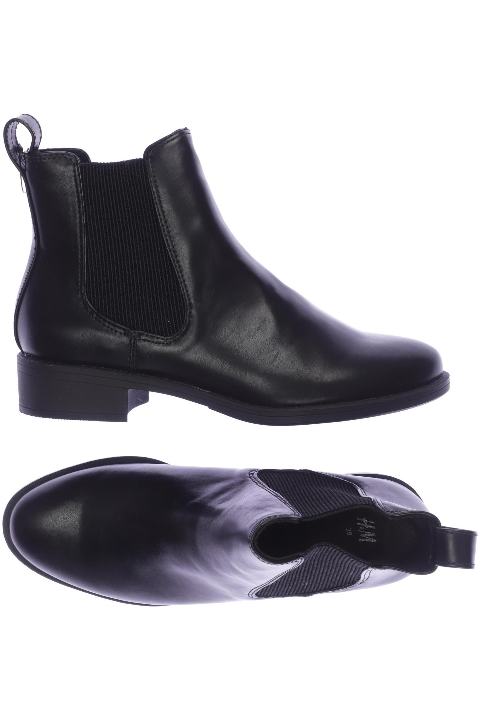 

H&M Damen Stiefelette, schwarz, Gr. 39