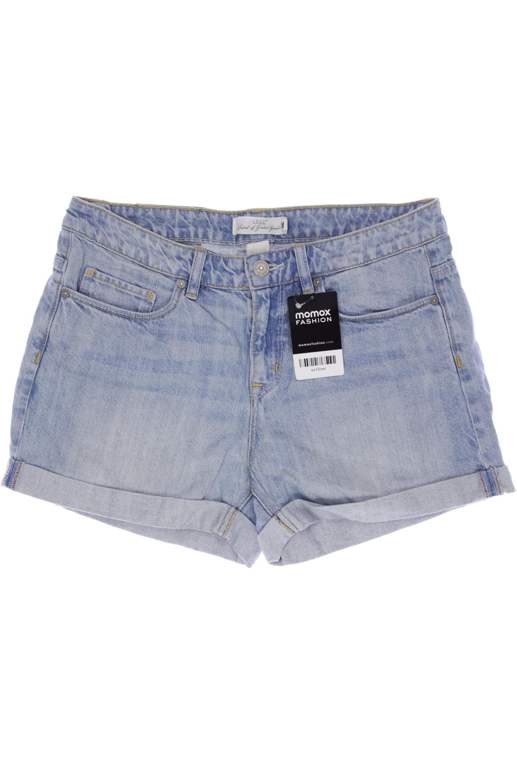 

H&M Damen Shorts, hellblau, Gr. 27