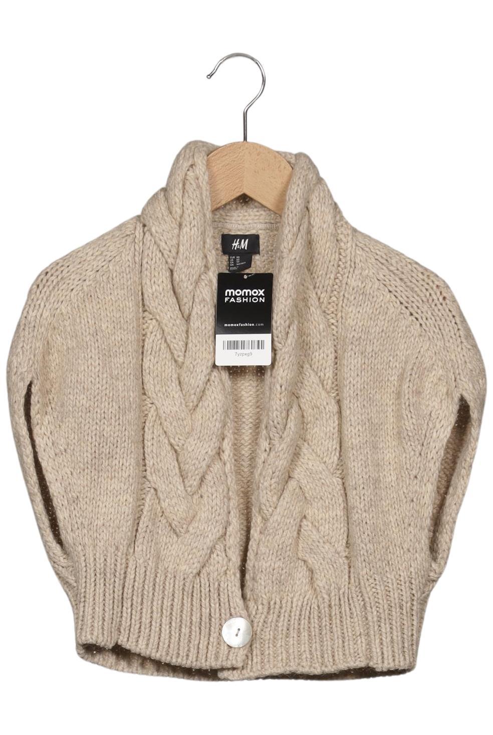 

H&M Damen Strickjacke, beige, Gr. 34