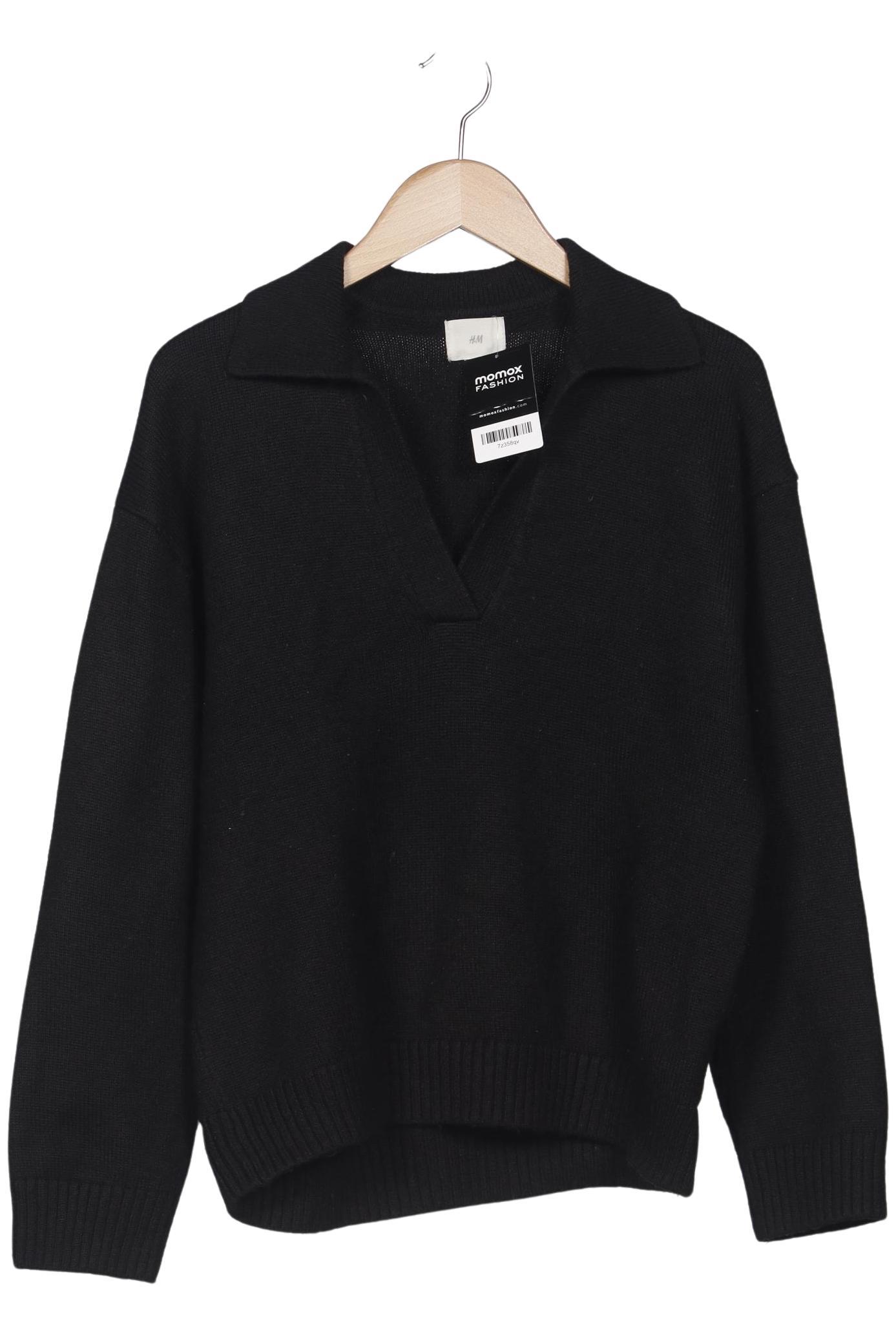 

H&M Damen Pullover, schwarz, Gr. 34