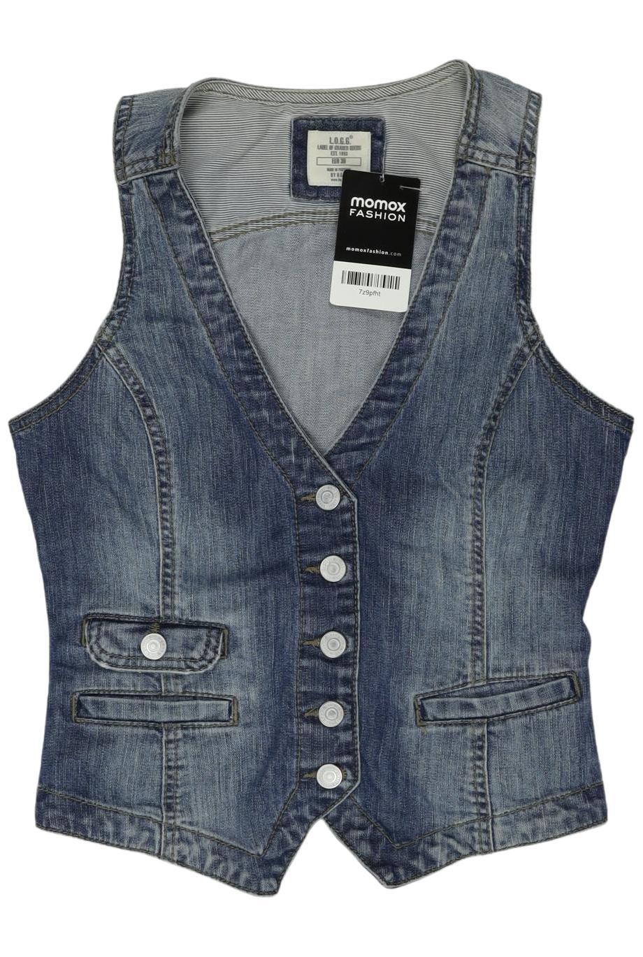 

H&M Damen Weste, blau, Gr. 36
