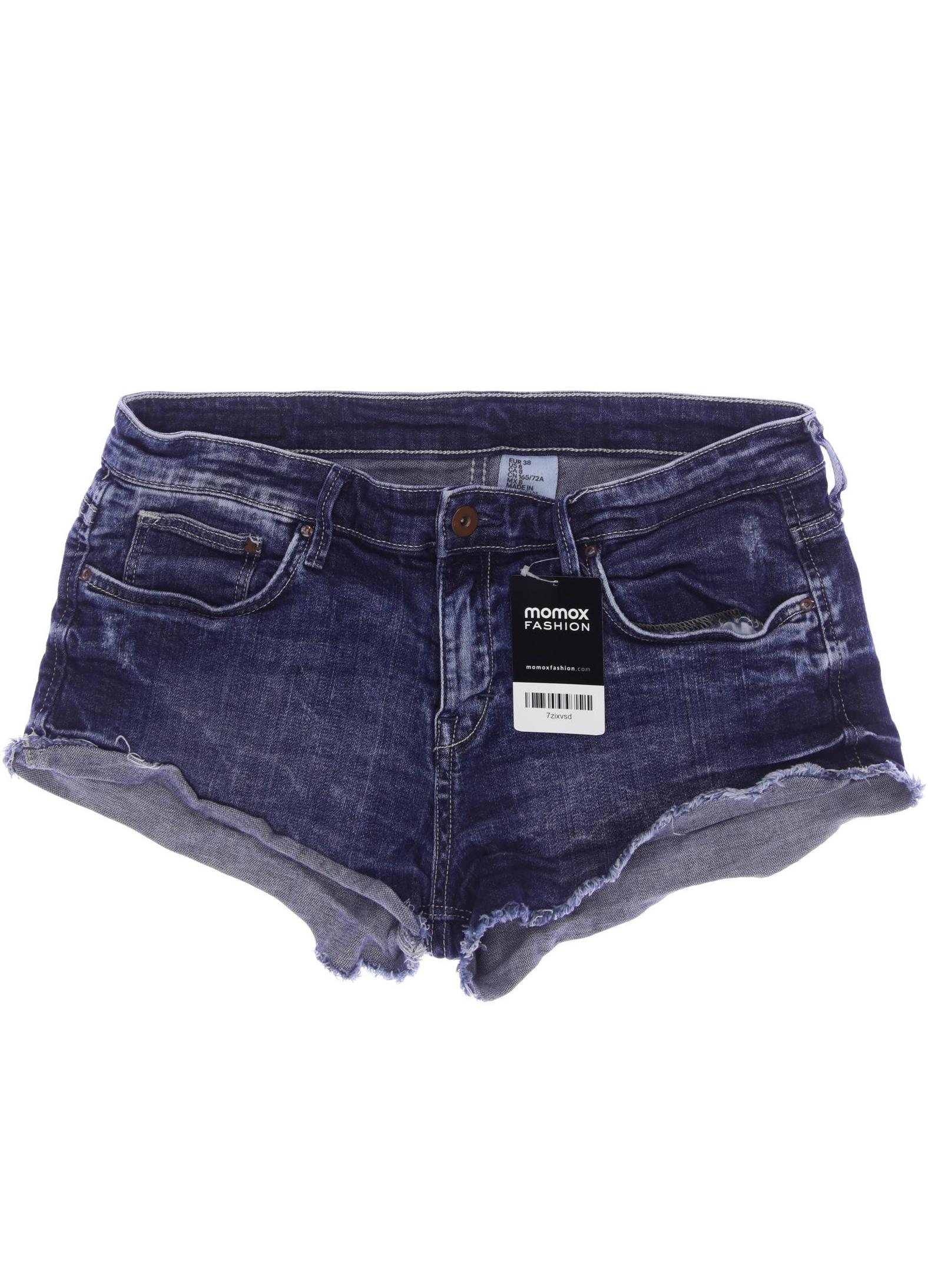 

H&M Damen Shorts, marineblau, Gr. 38