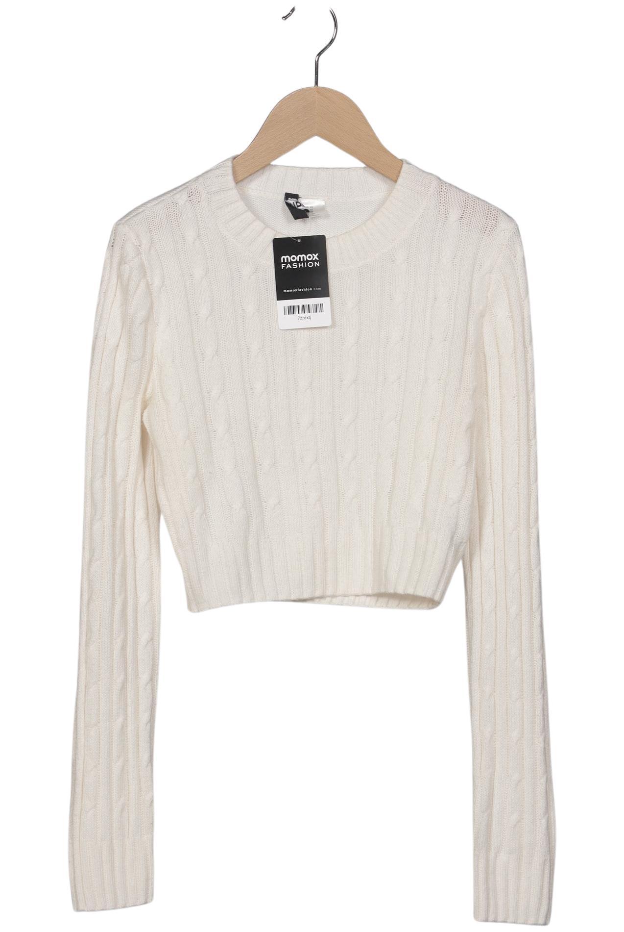 

H&M Damen Pullover, cremeweiß, Gr. 34