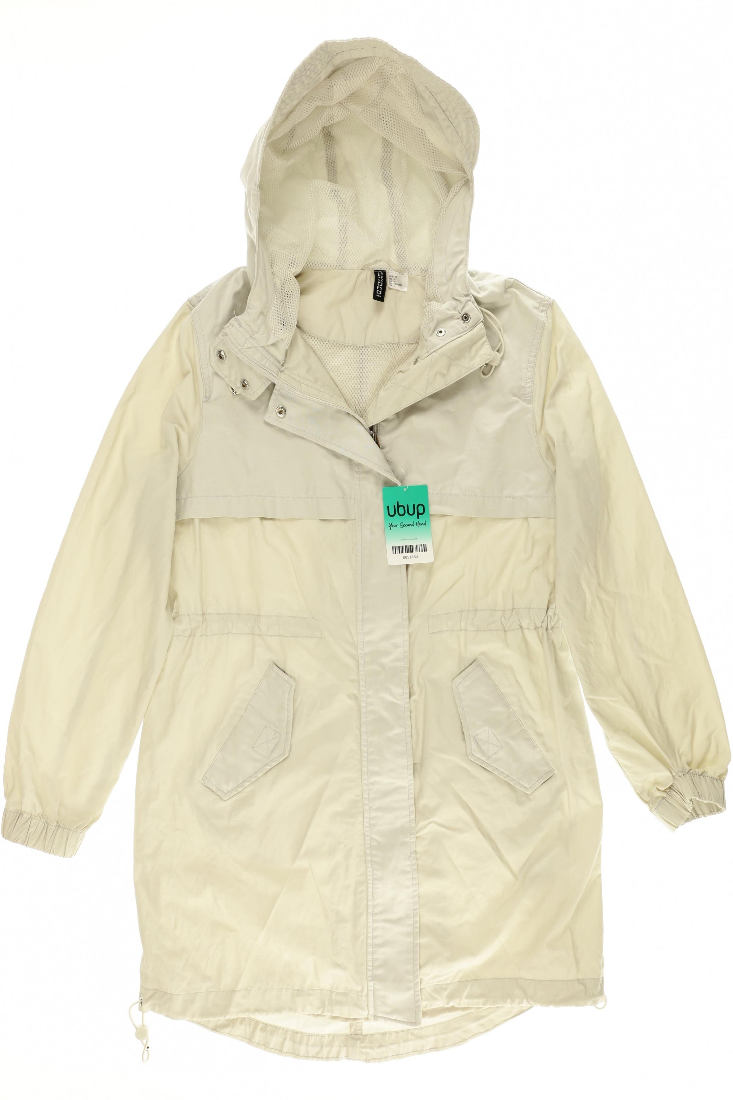 

H&M Damen Mantel, cremeweiß, Gr. 34
