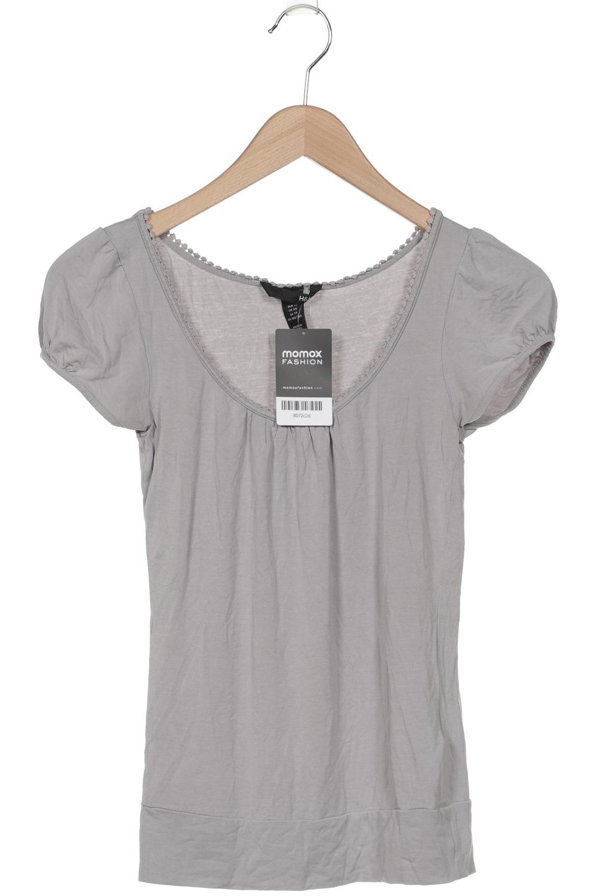 

H&M Damen T-Shirt, grau