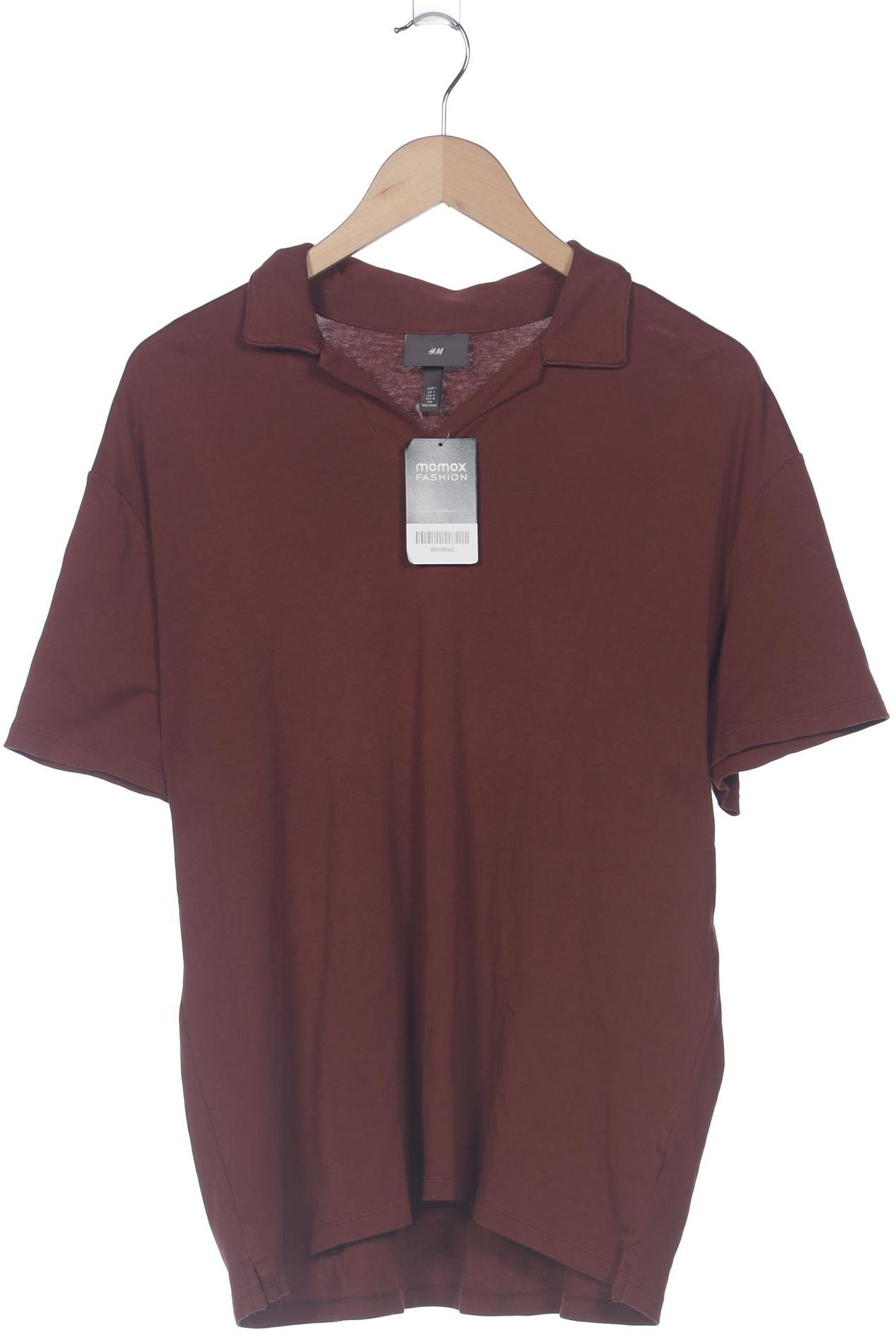 

H&M Damen Poloshirt, braun, Gr. 42