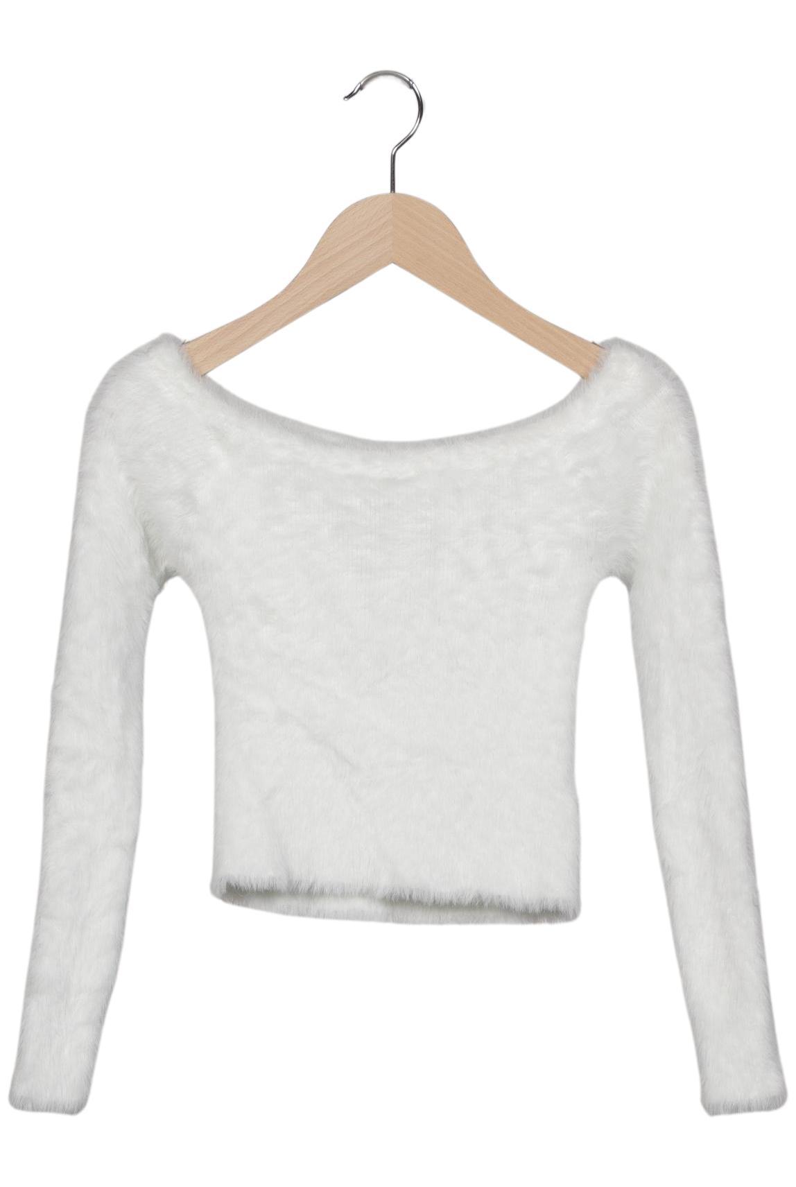 

H&M Damen Pullover, weiß, Gr. 34