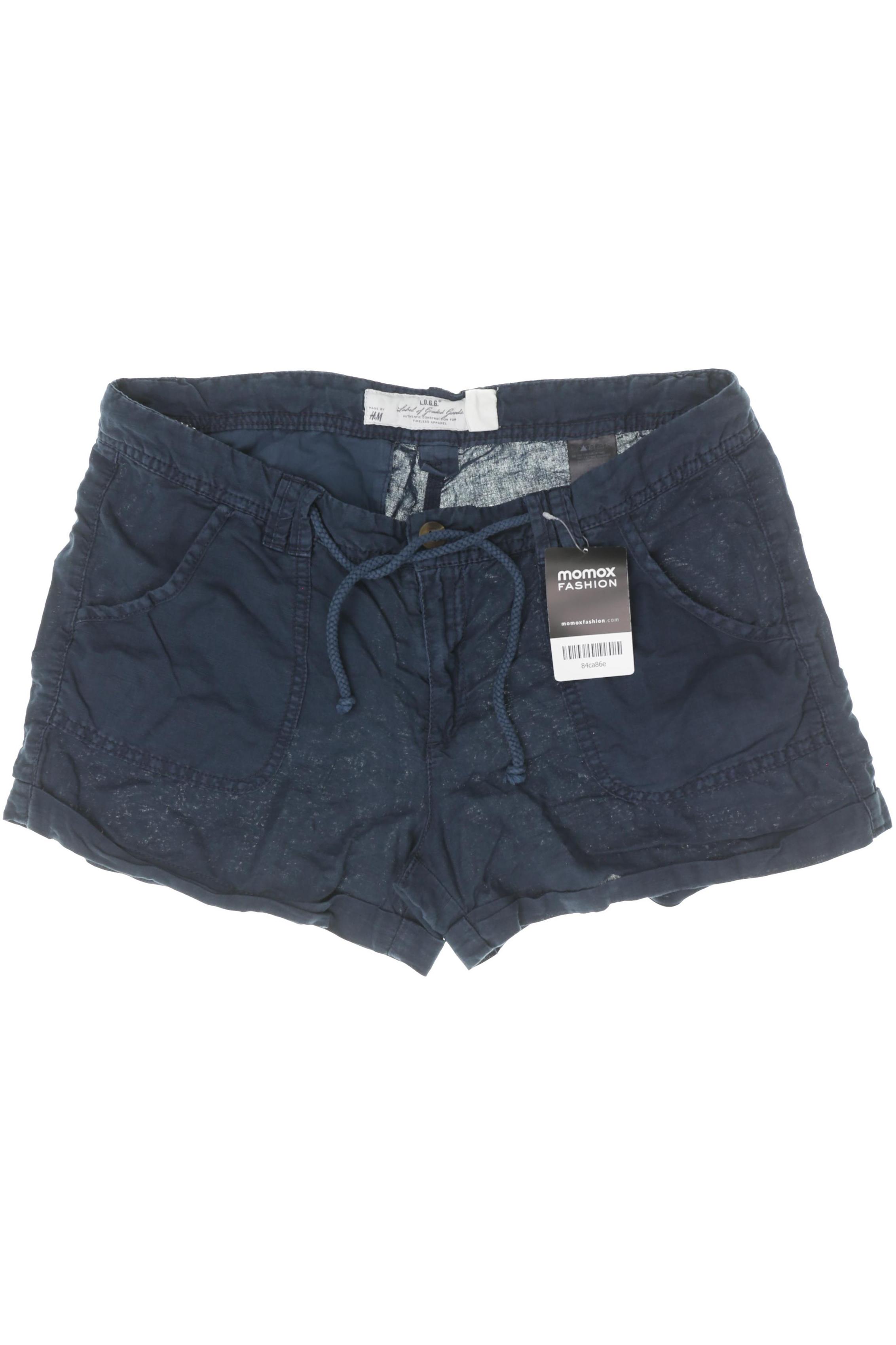 

H&M Damen Shorts, blau, Gr. 40