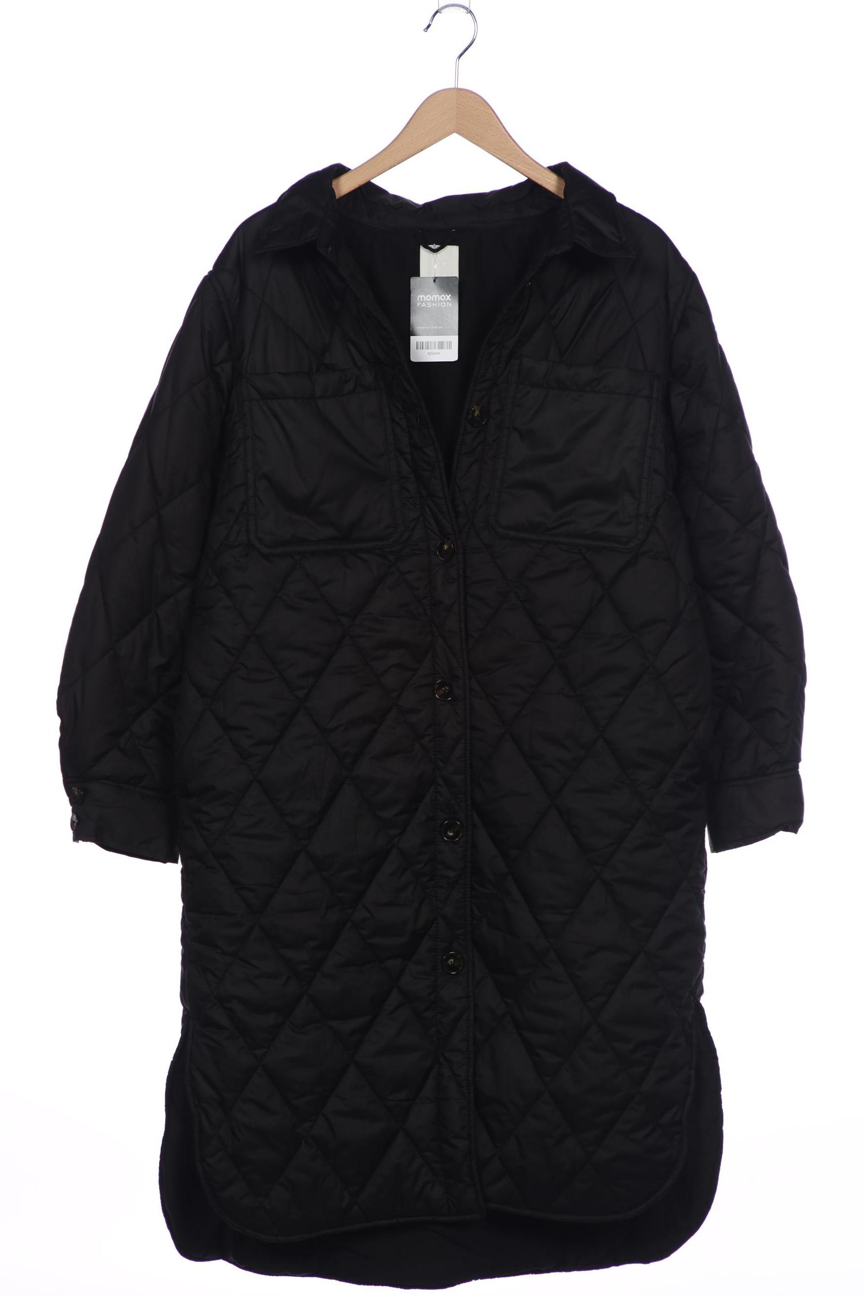 

H&M Damen Mantel, schwarz, Gr. 42