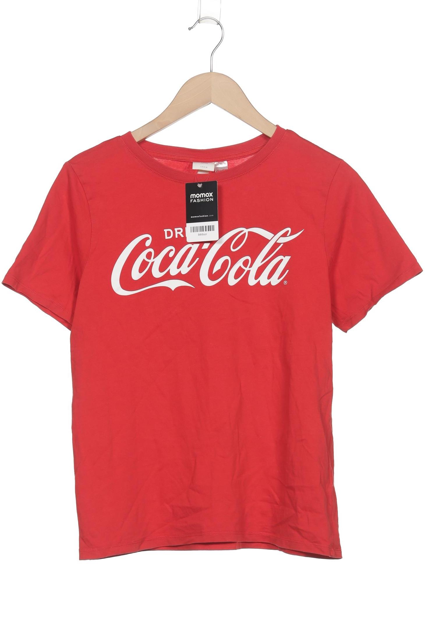 

H&M Damen T-Shirt, rot, Gr. 36
