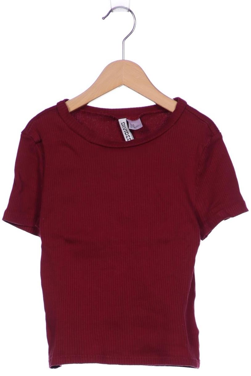 Thumbnail - H&amp;M Damen T-Shirt, bordeaux, Gr. 34