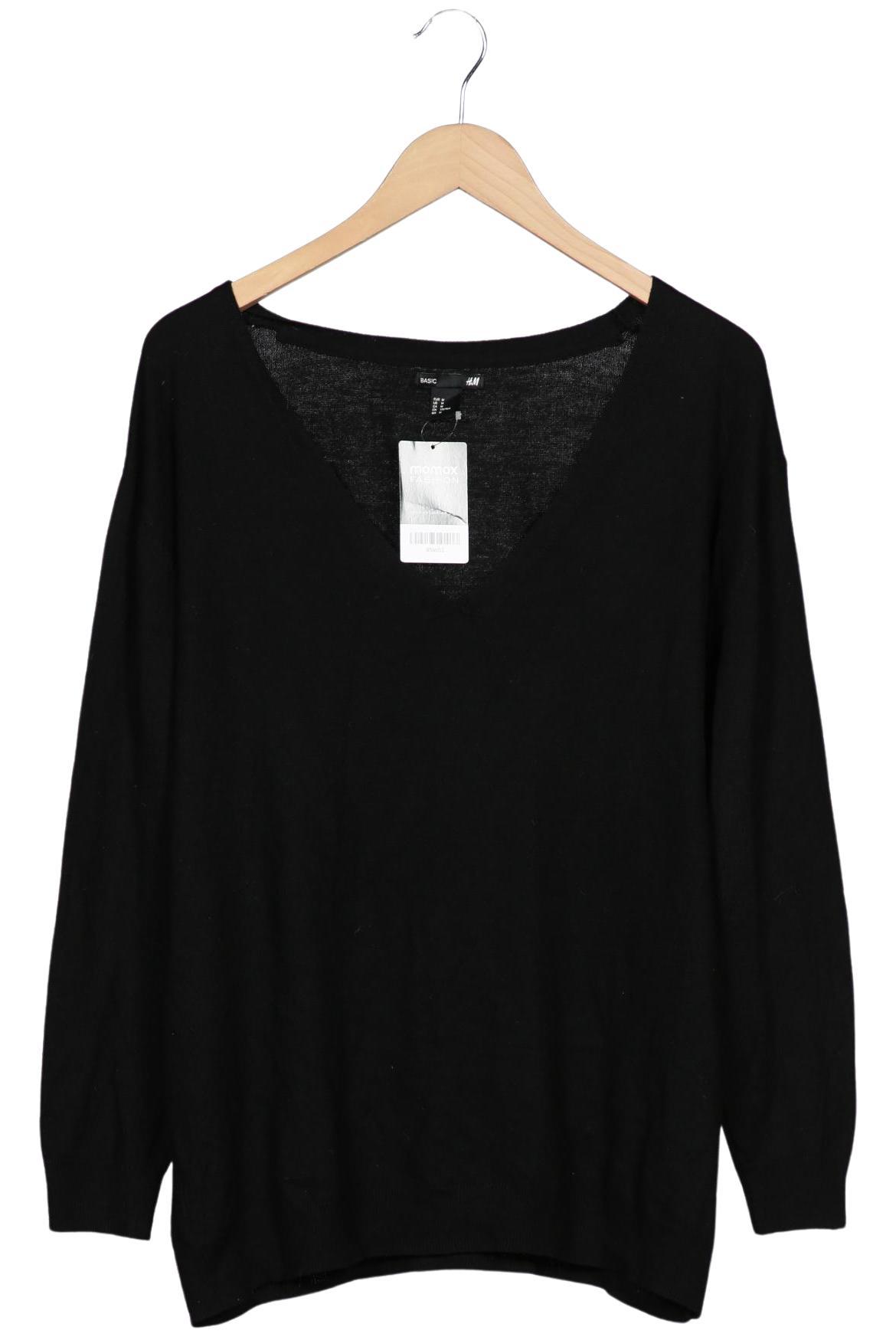 

H&M Damen Pullover, schwarz, Gr. 38