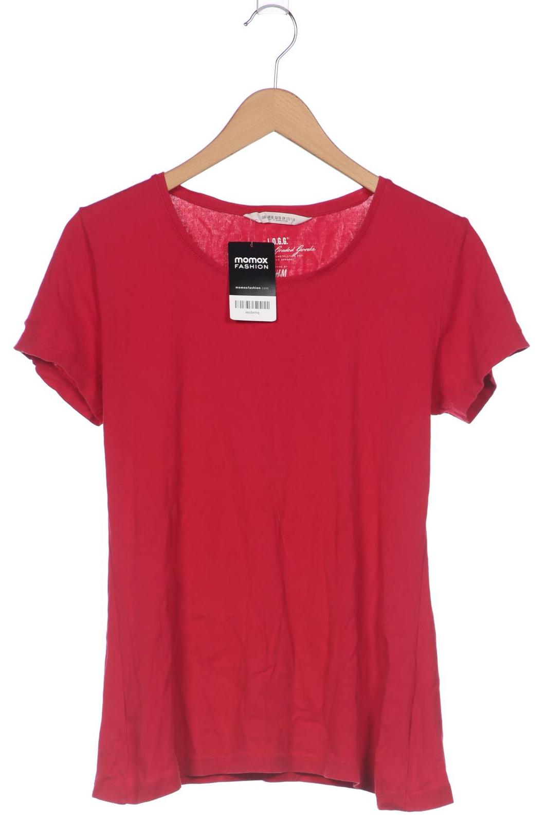 

H&M Damen T-Shirt, rot, Gr. 44