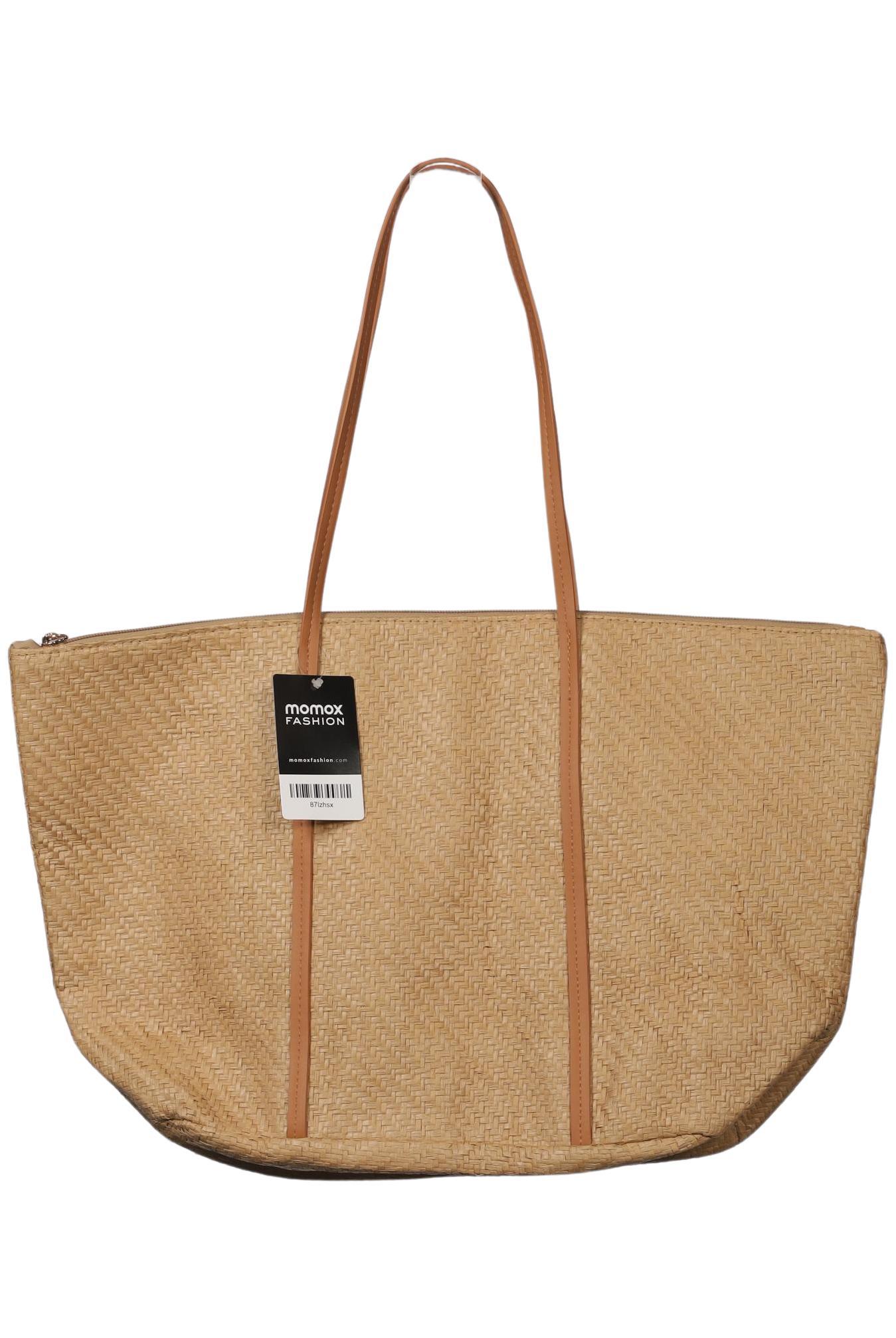 

H&M Damen Handtasche, beige, Gr.
