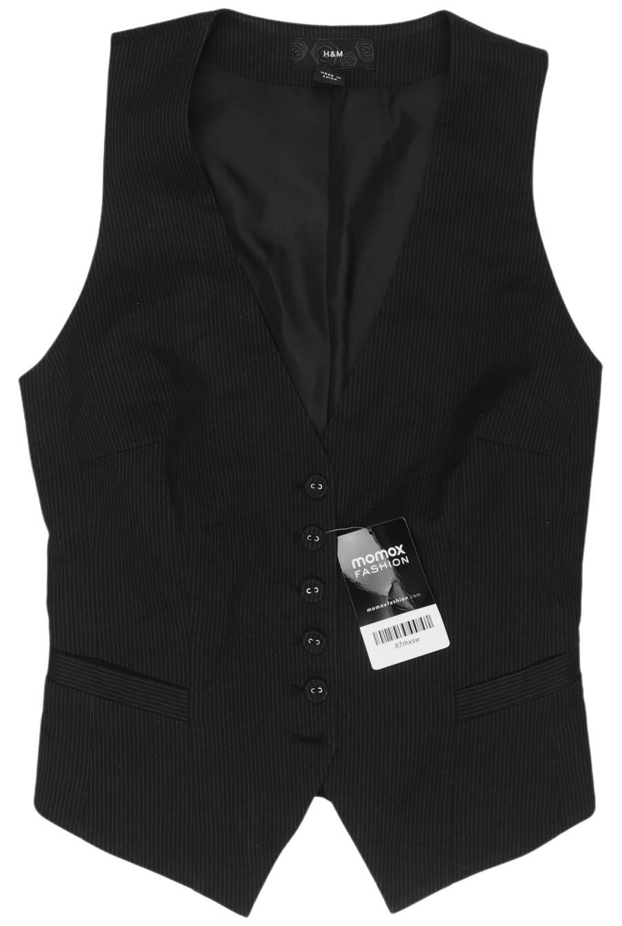 

H&M Damen Weste, schwarz, Gr. 38