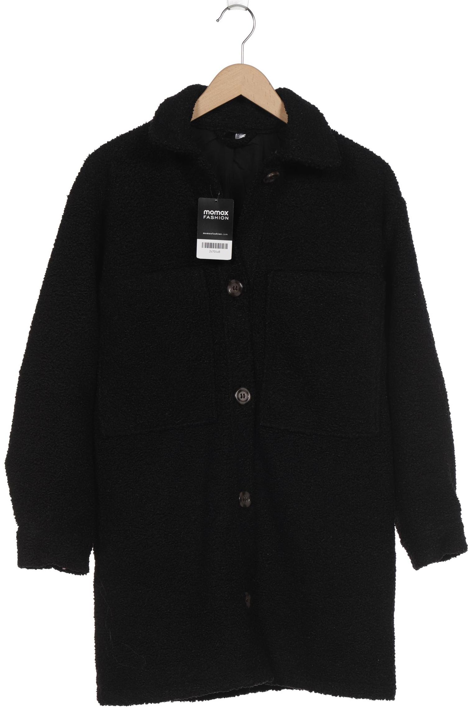 

H&M Damen Mantel, schwarz, Gr. 34