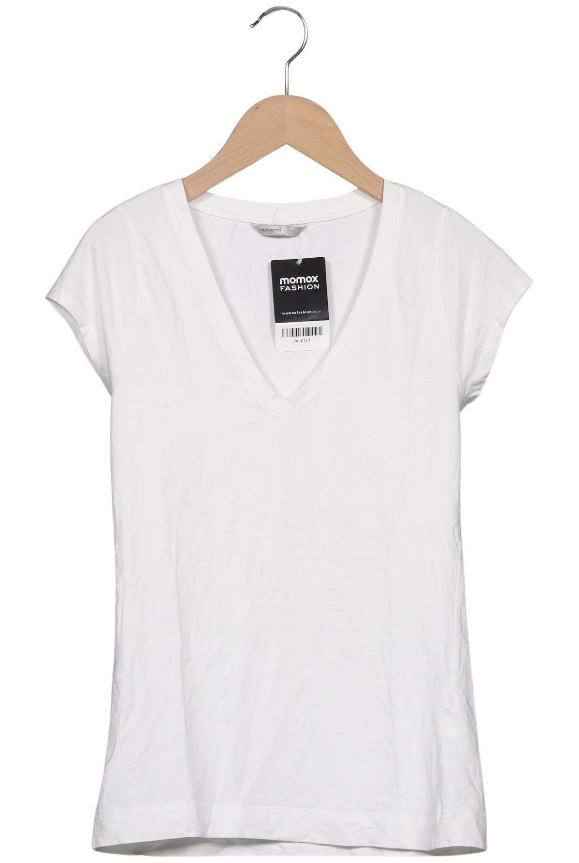 

H&M Damen T-Shirt, weiß, Gr. 32