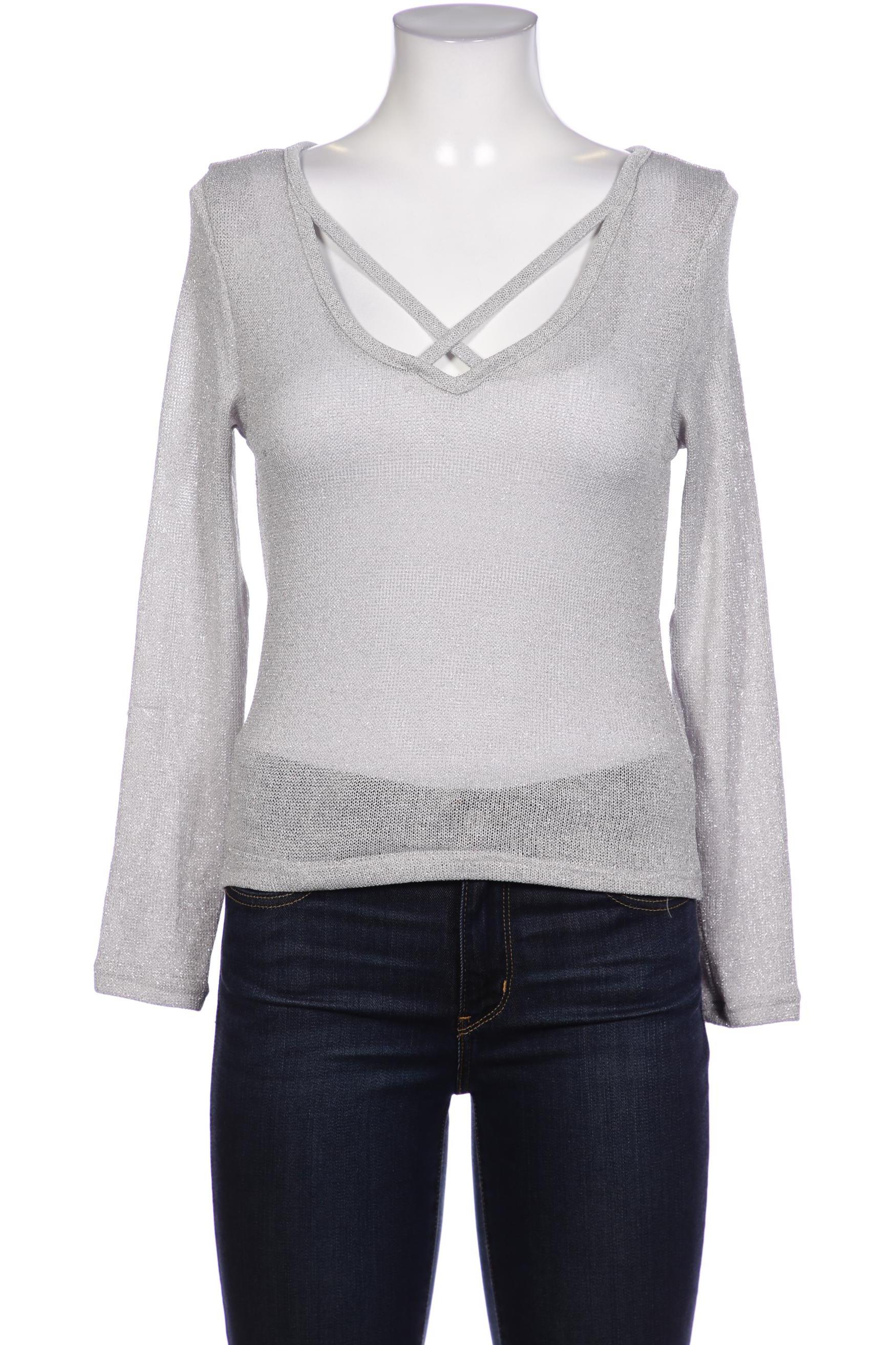 

H&M Damen Pullover, silber, Gr. 38
