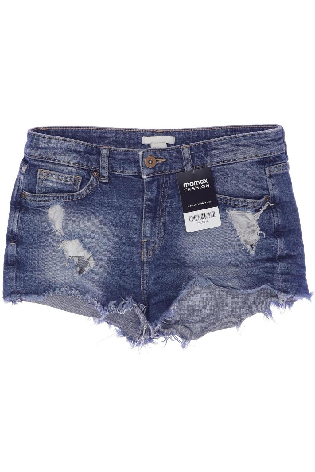 

H&M Damen Shorts, blau, Gr. 34