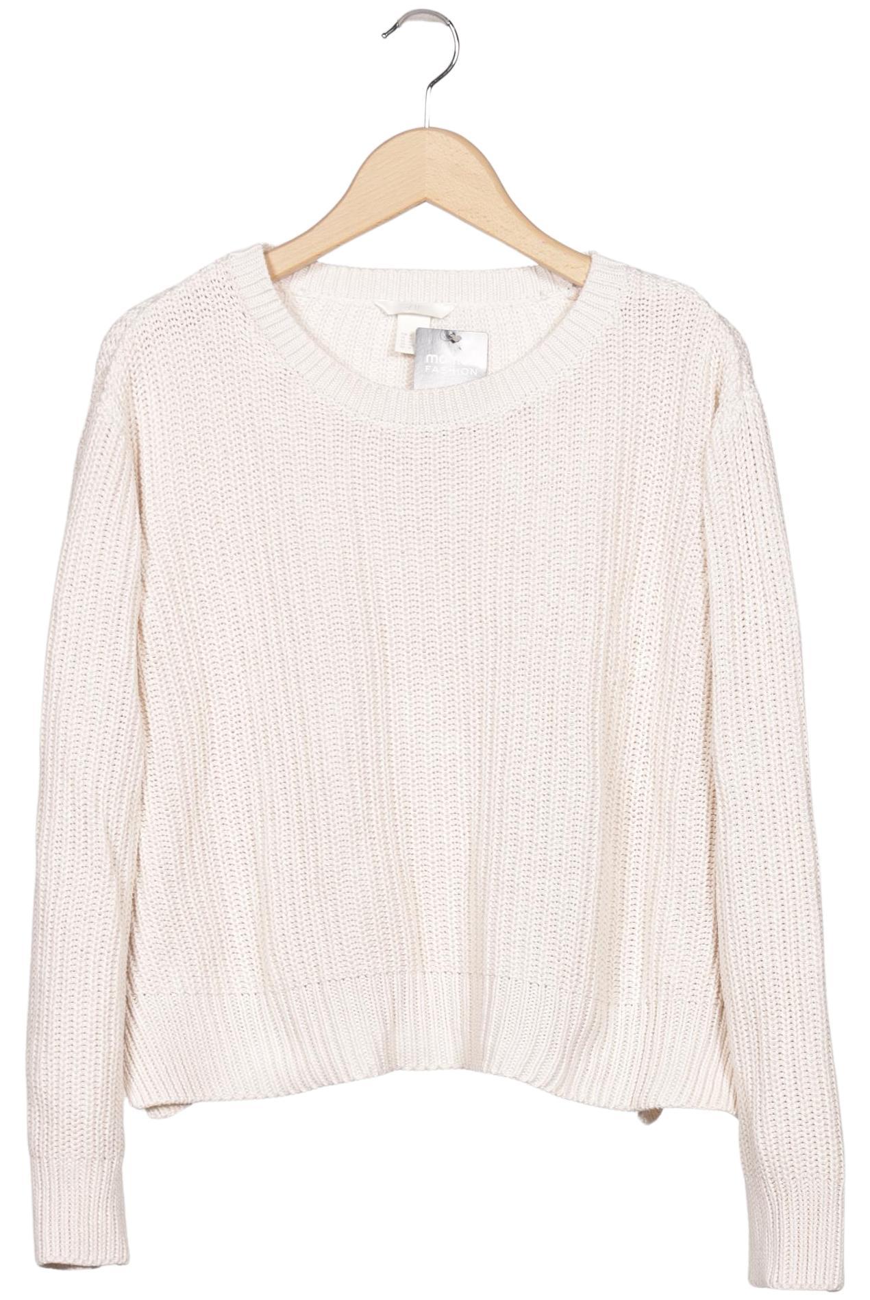 

H&M Damen Pullover, cremeweiß, Gr. 38