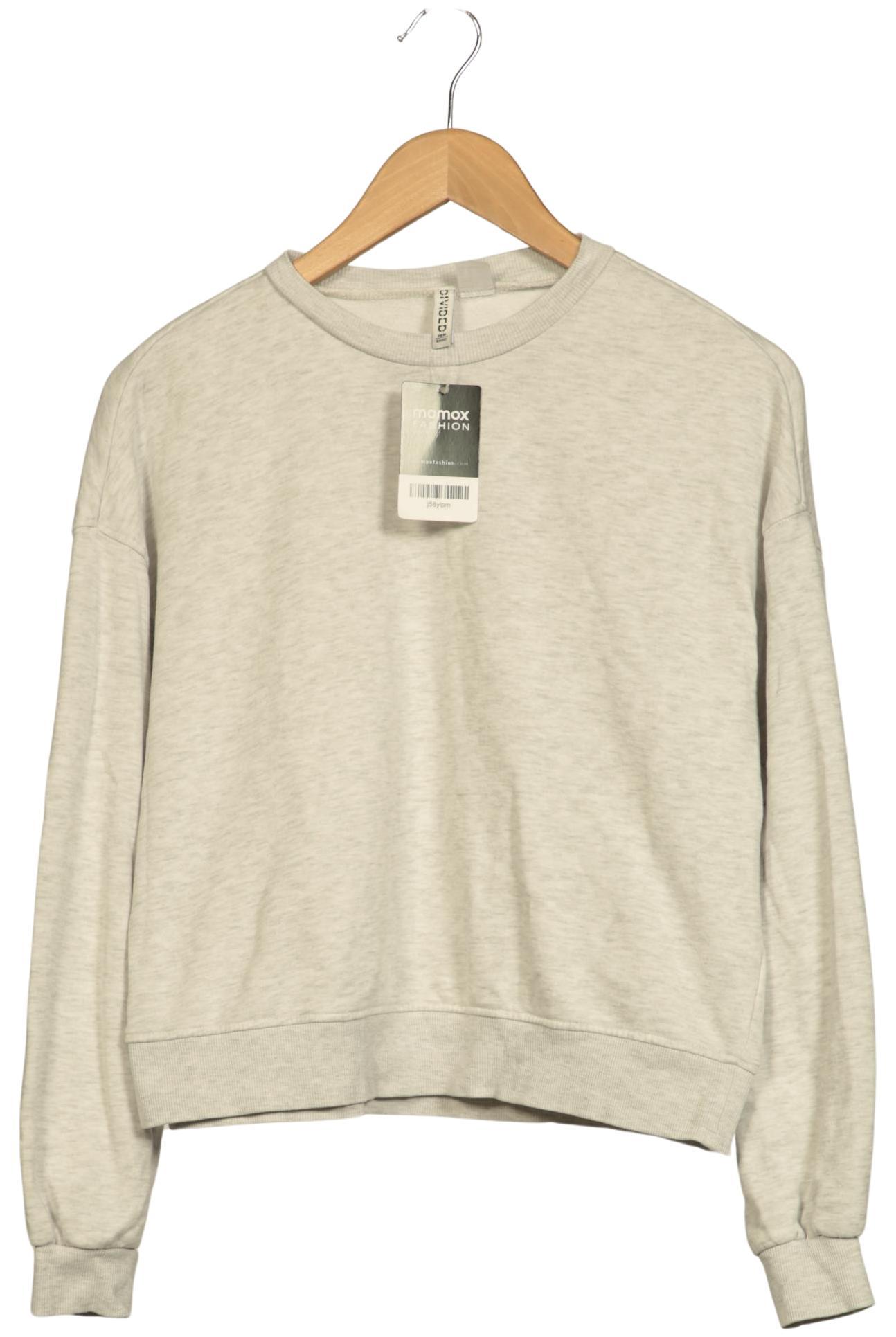 

H&M Damen Sweatshirt, grau, Gr. 38