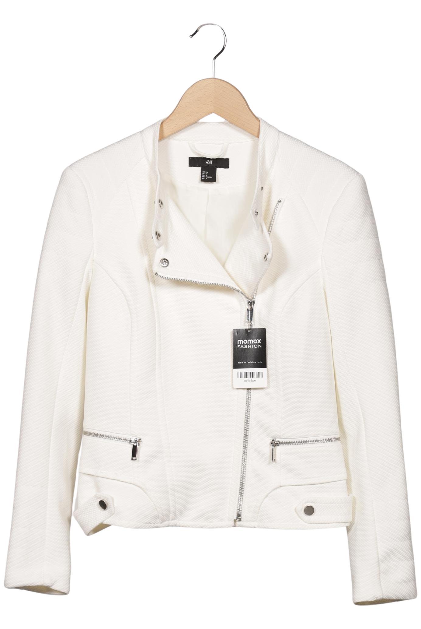 

H&M Damen Jacke, weiß, Gr. 38
