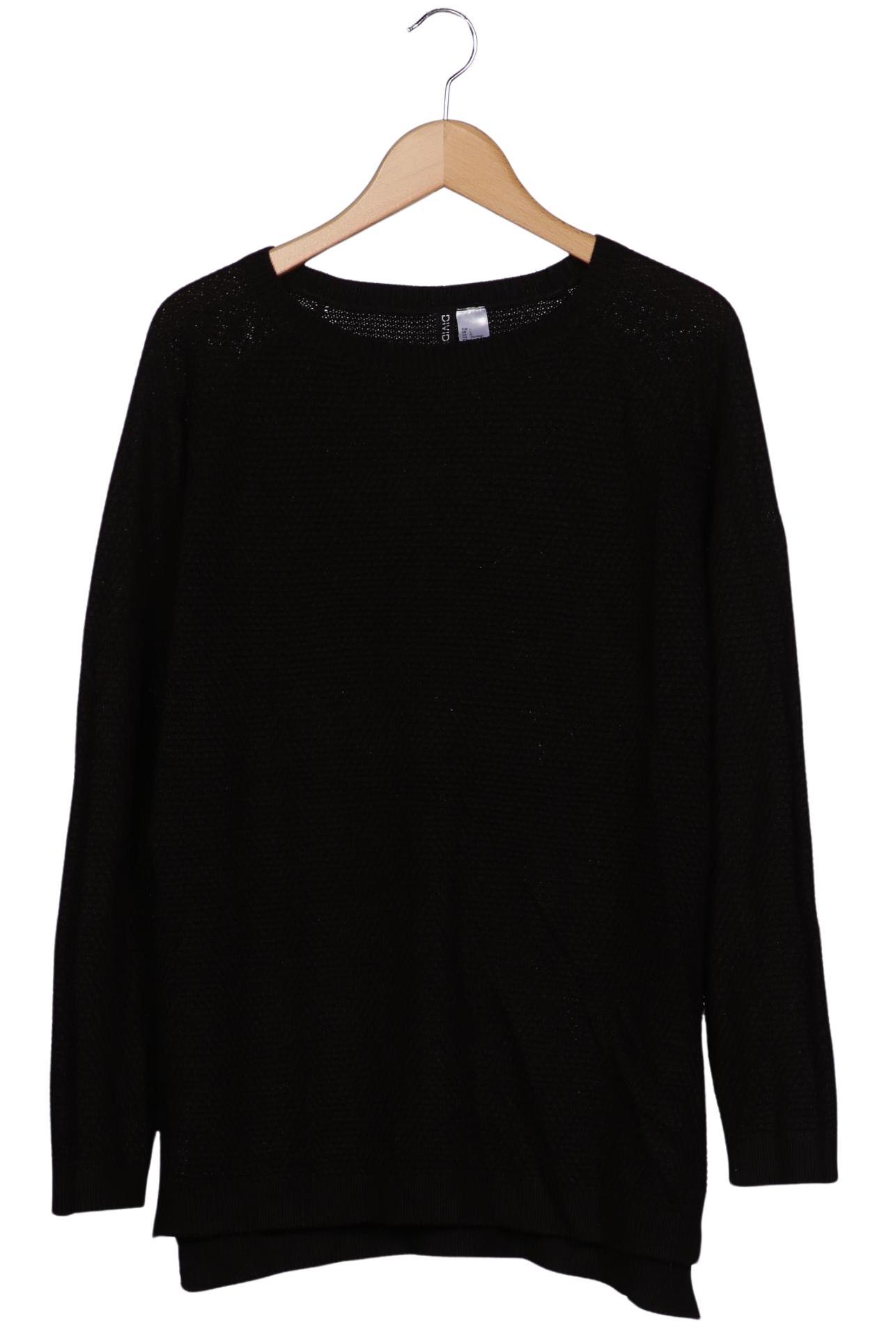 

H&M Damen Pullover, schwarz, Gr. 42