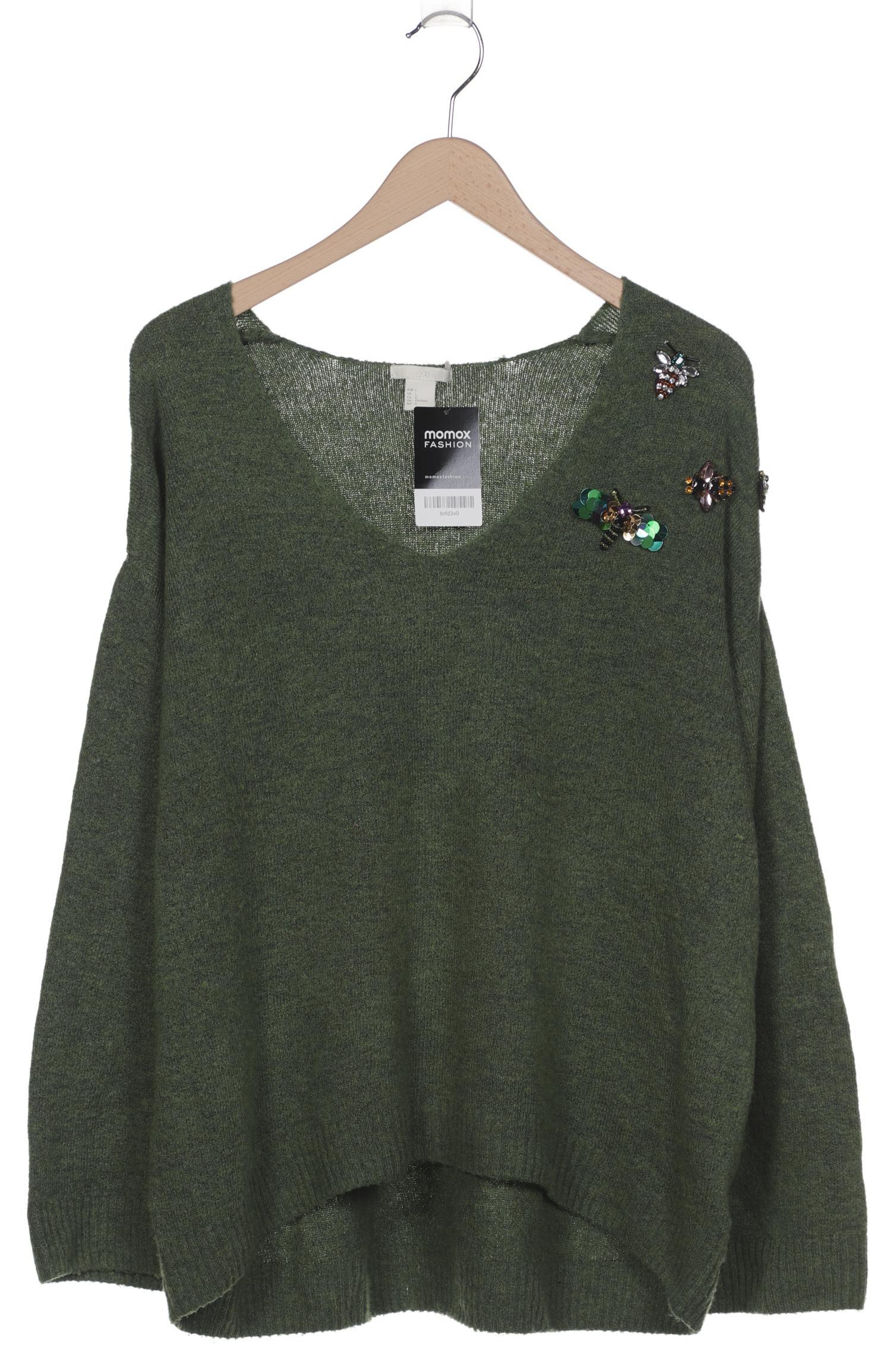 

H&M Damen Pullover, grün, Gr. 42