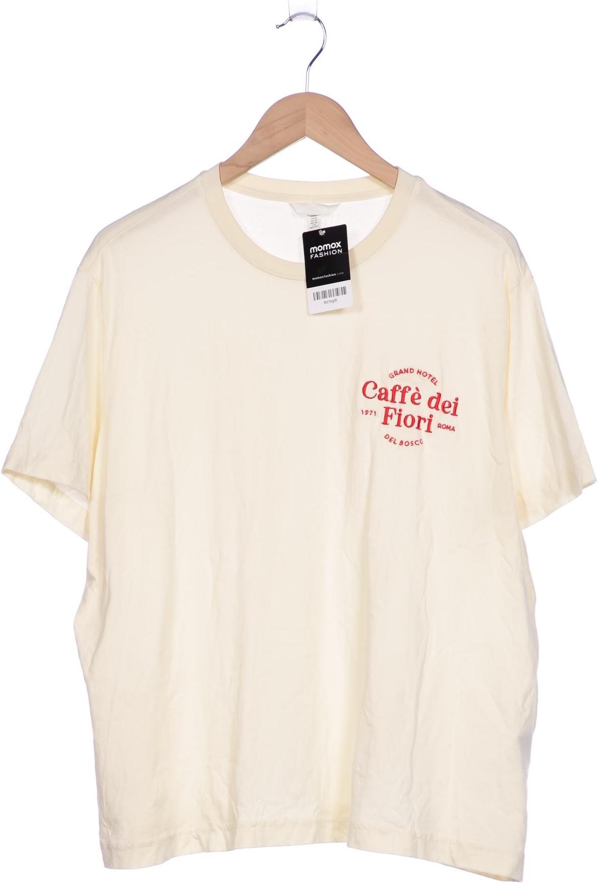 

H&M Damen T-Shirt, cremeweiß, Gr. 44