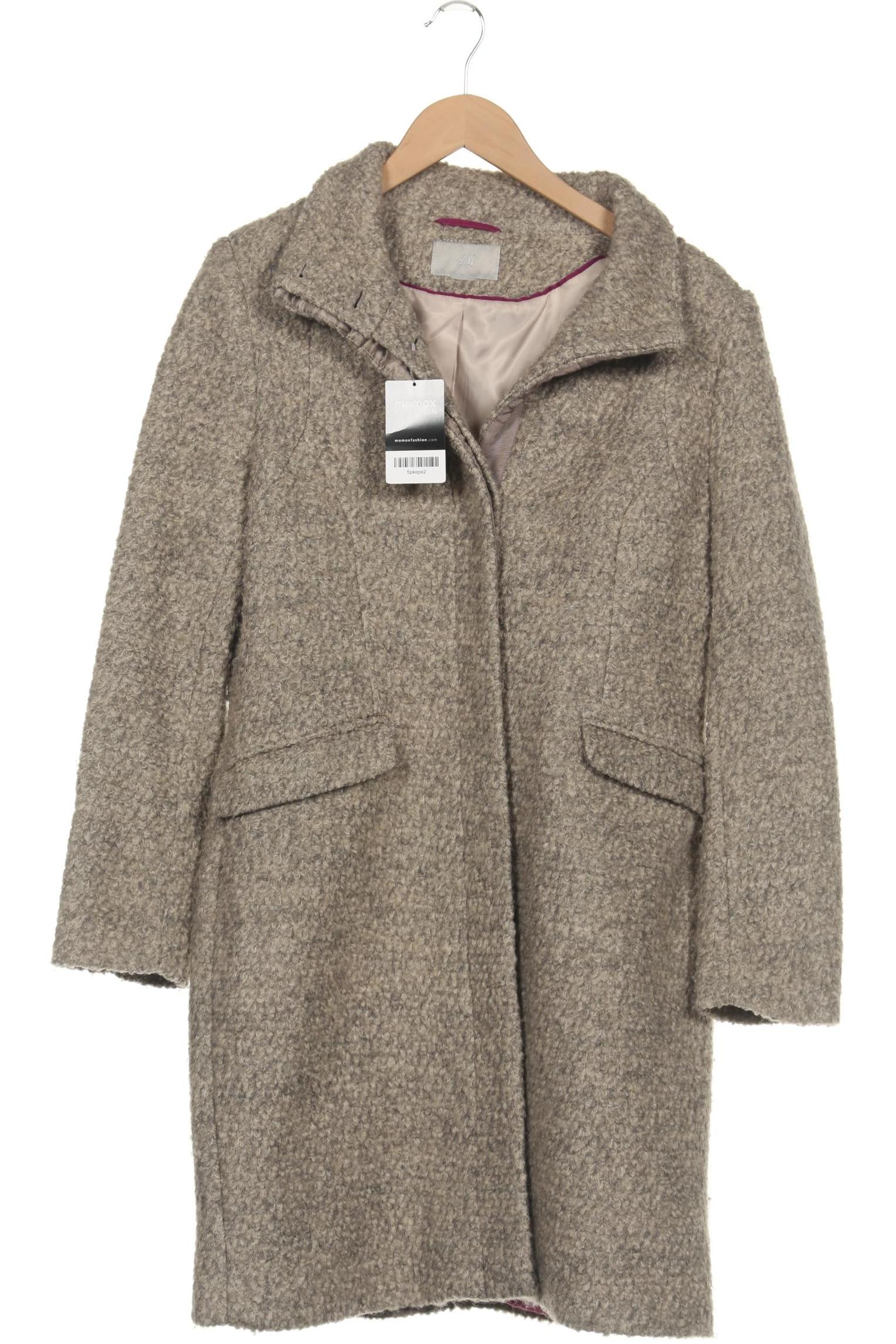 

H&M Damen Mantel, grau, Gr. 36