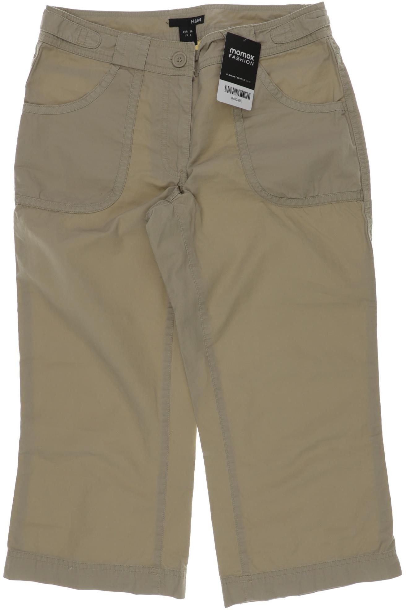 

H&M Damen Stoffhose, beige, Gr. 36