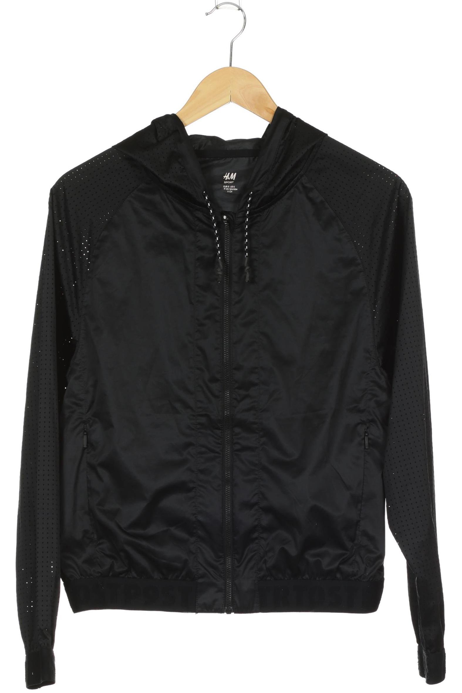 

H&M Damen Jacke, schwarz, Gr. 36