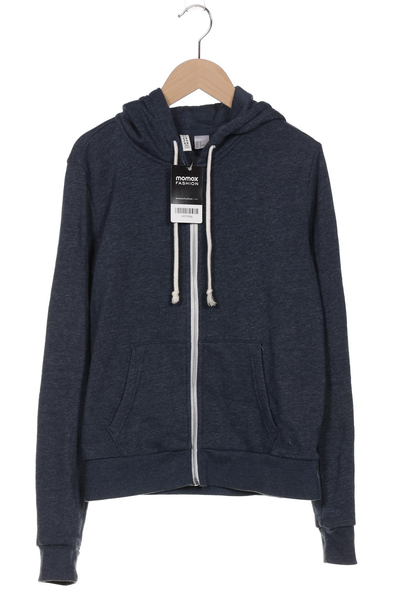 

H&M Damen Kapuzenpullover, marineblau, Gr. 38
