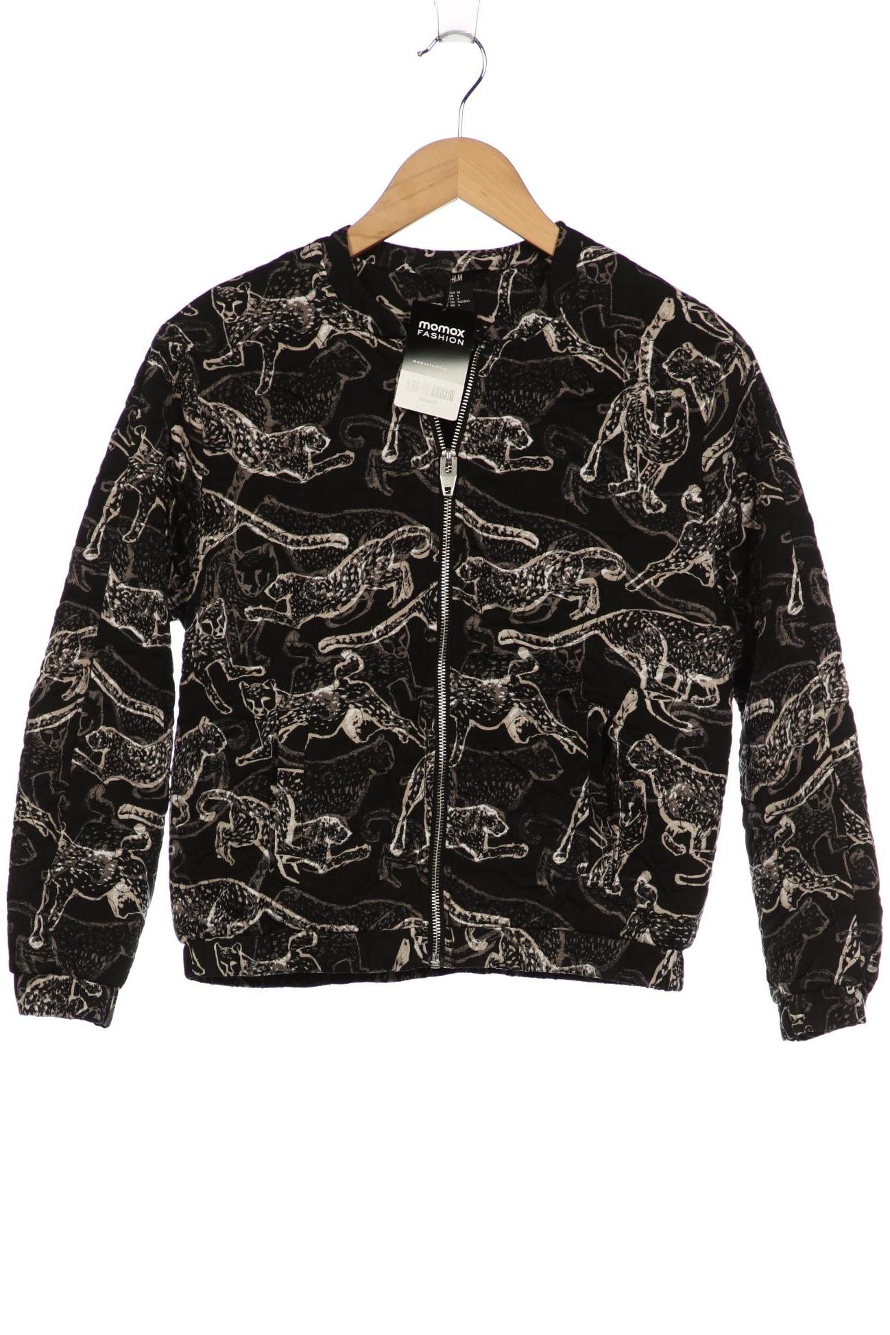 Thumbnail - H&amp;M Damen Jacke, schwarz, Gr. 34